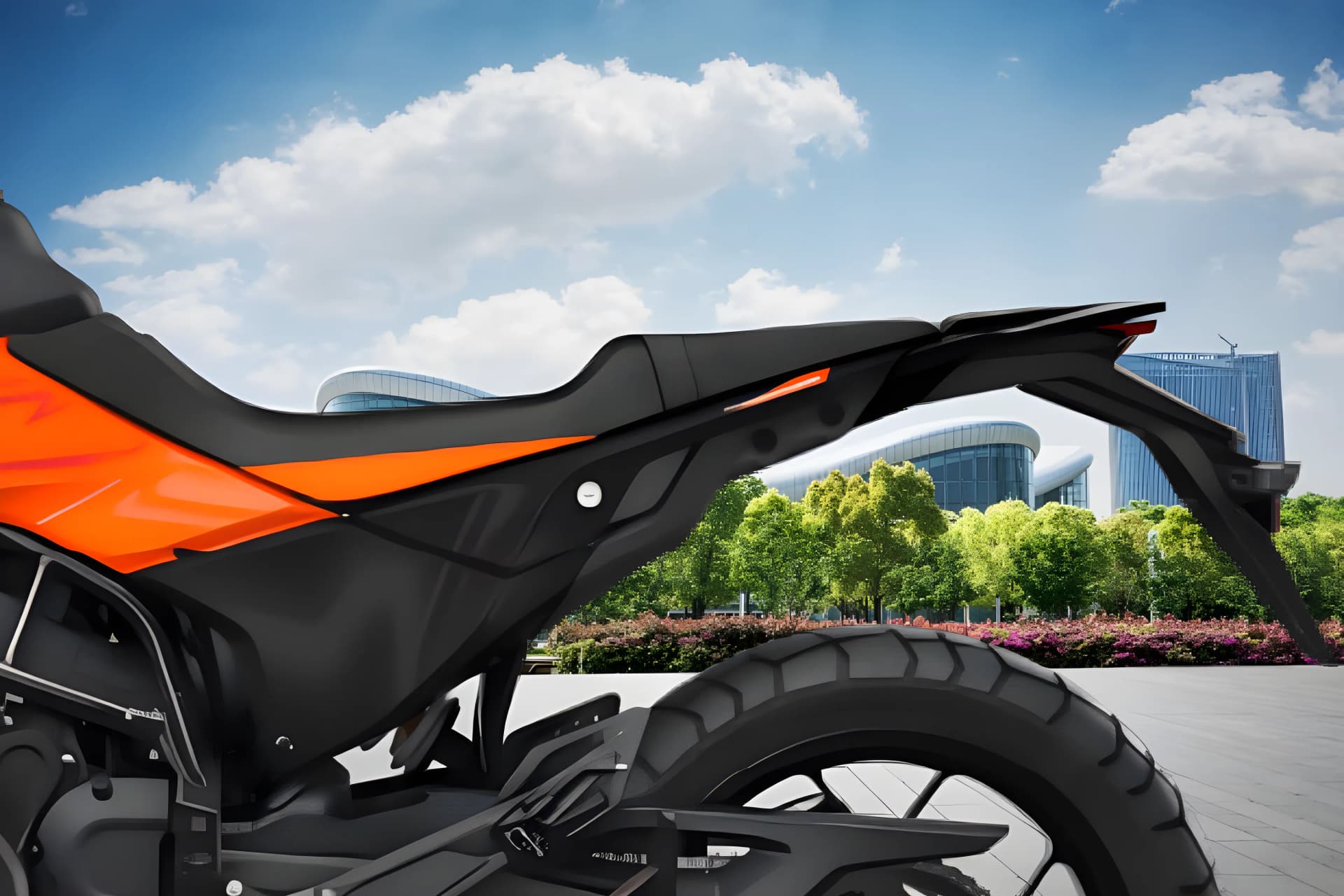 KTM 250 Adventure Seat View
