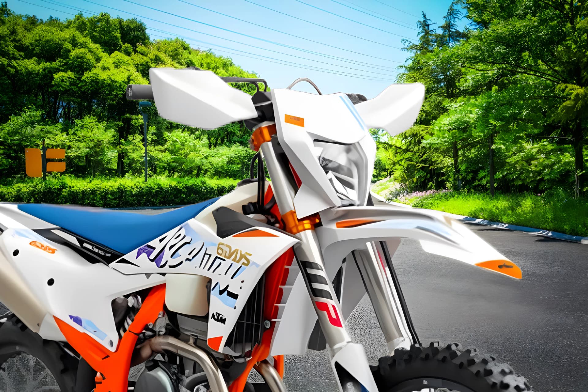 KTM 350 EXC F Front Fairing View
