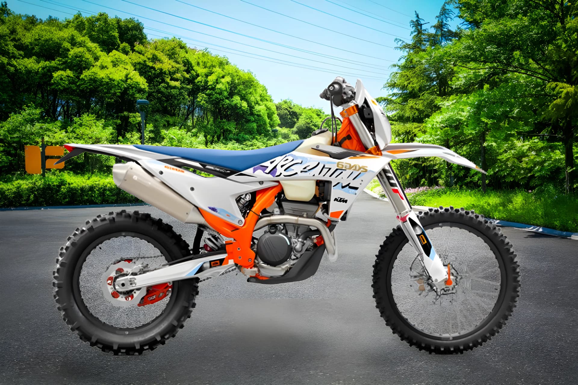 KTM 350 EXC F Right Side View