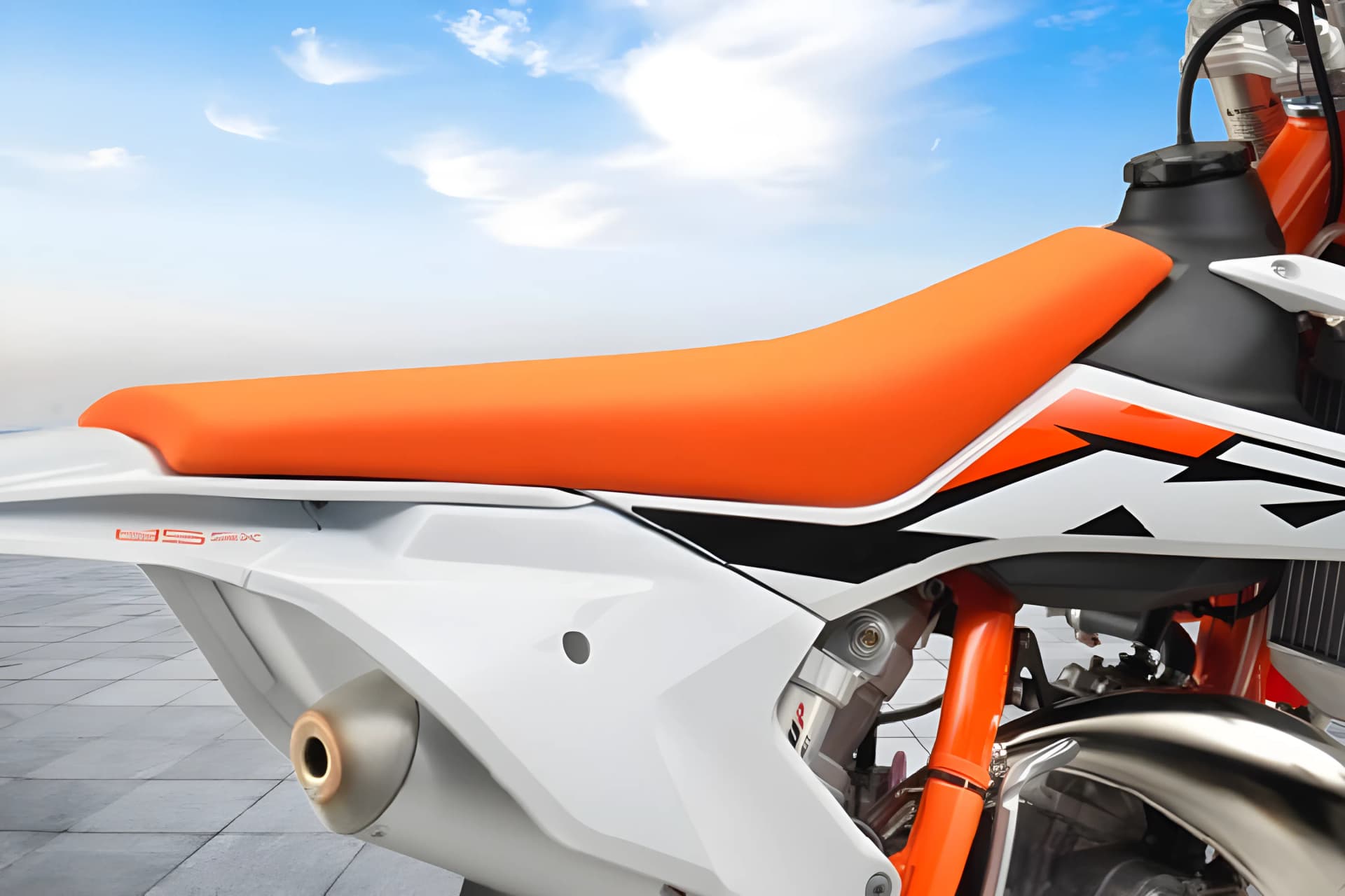 KTM 85 SXb Seat View
