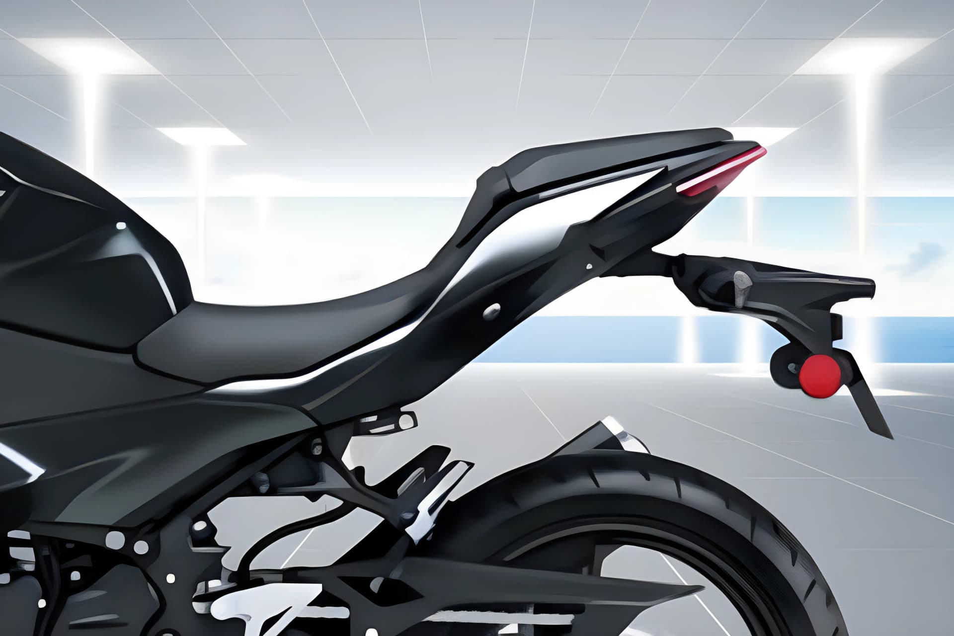 Kawasaki Ninja 500 Seat View