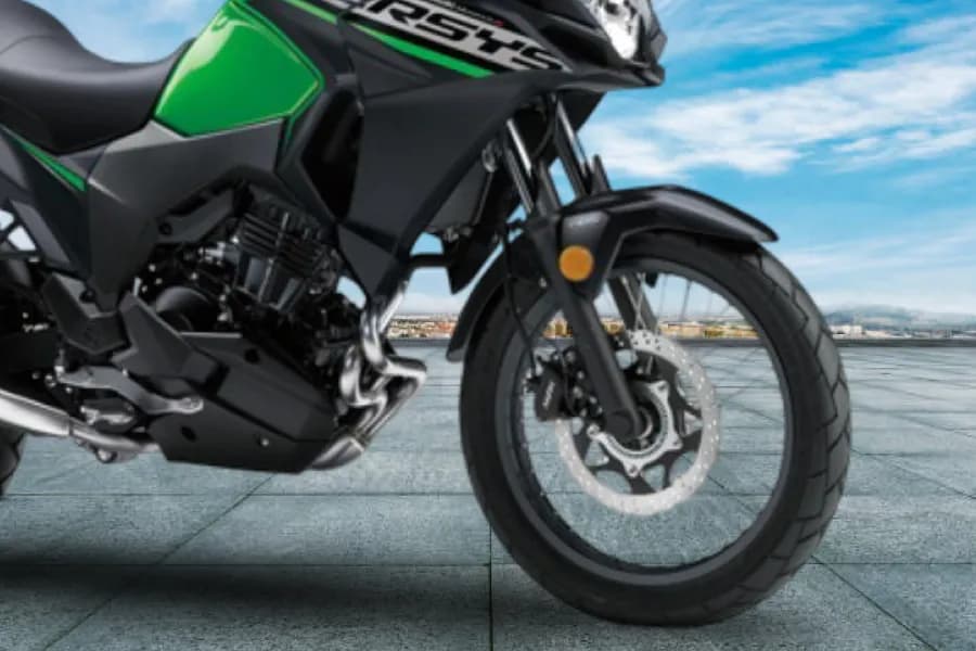 Kawasaki Versys X 300 Front Wheel View