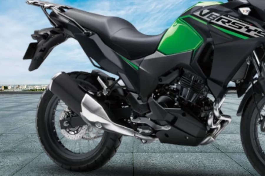 Kawasaki Versys X 300 Rear Wheel View