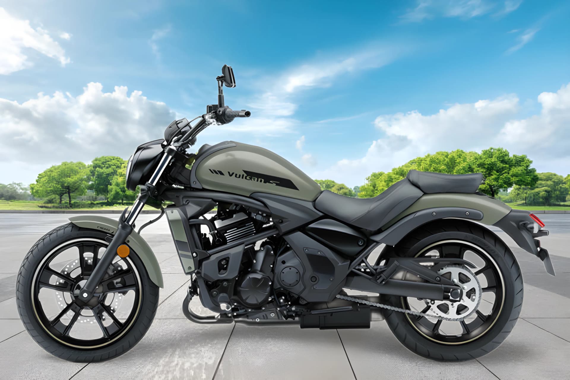 Kawasaki Vulcan S Left Side View