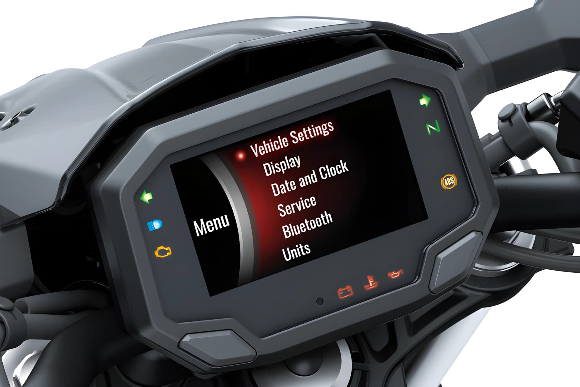 Kawasaki Z650 Meter View
