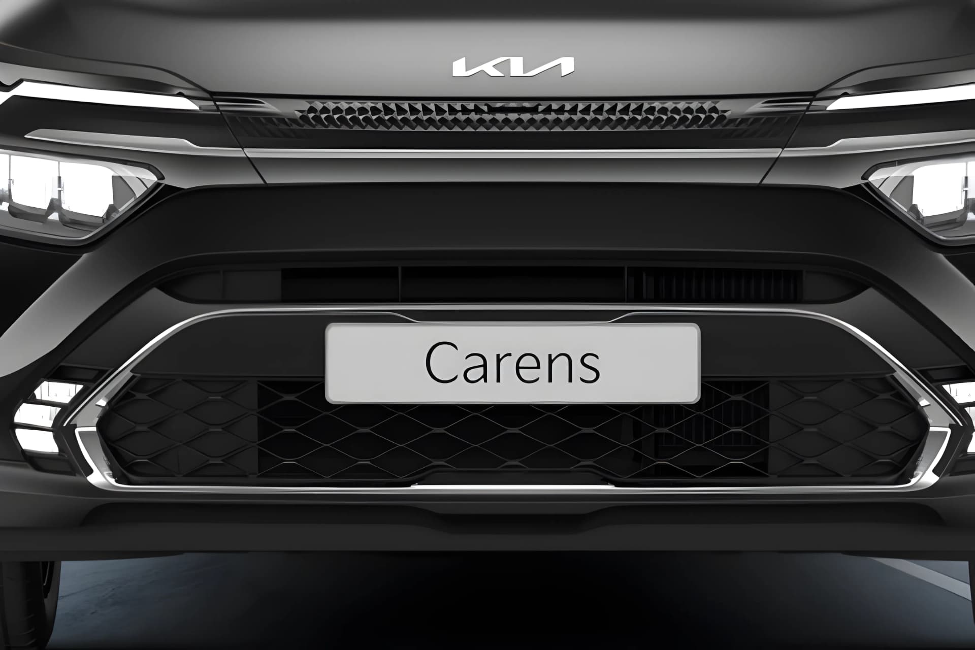 Kia Carens Front Grille View