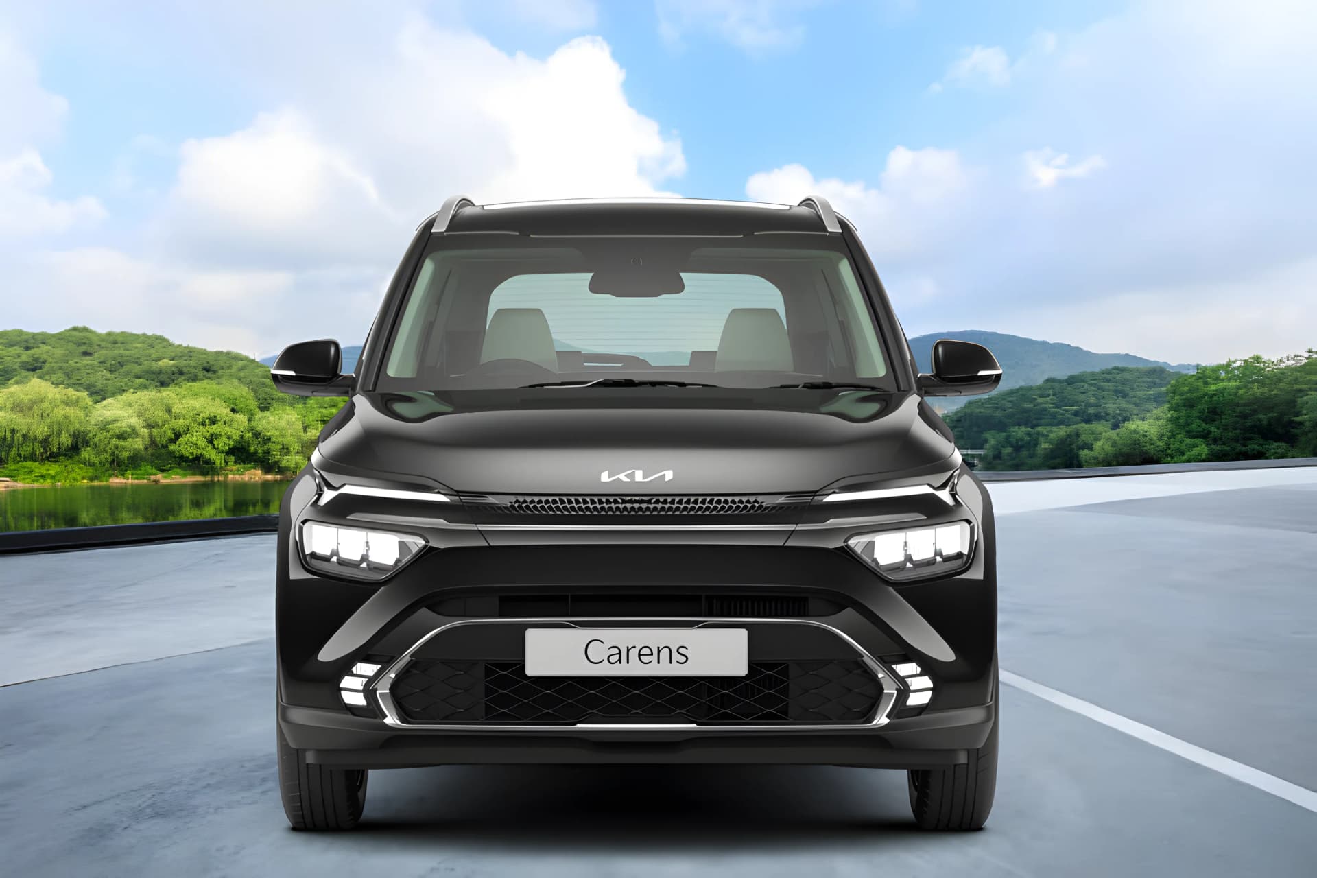 Kia Carens Front View