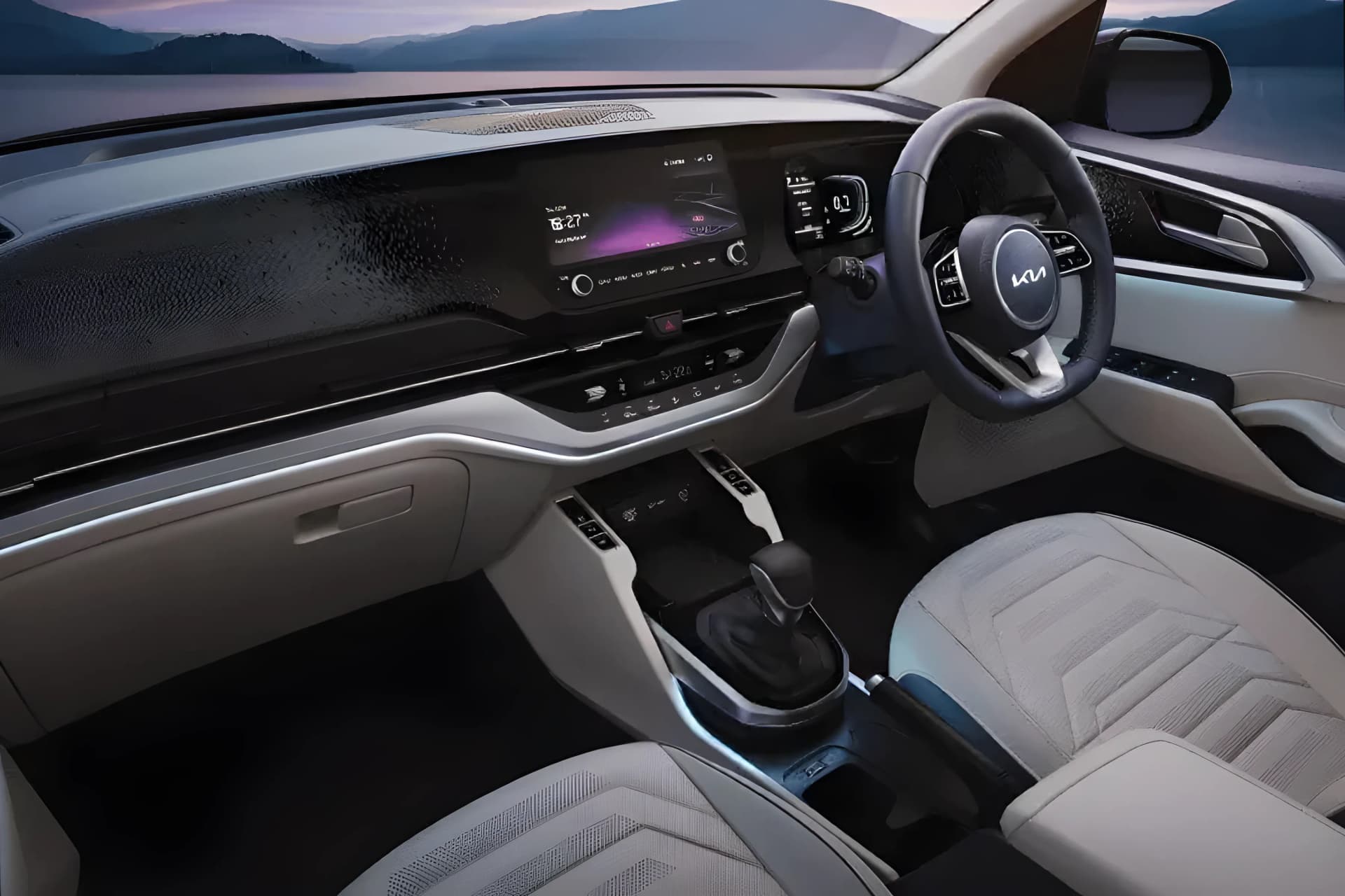Kia Carens Gear Shifter View