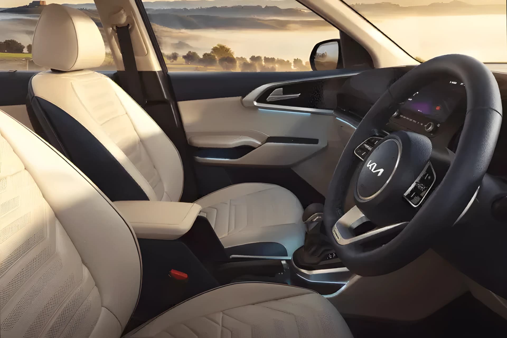 Kia Carens Steering Wheel View