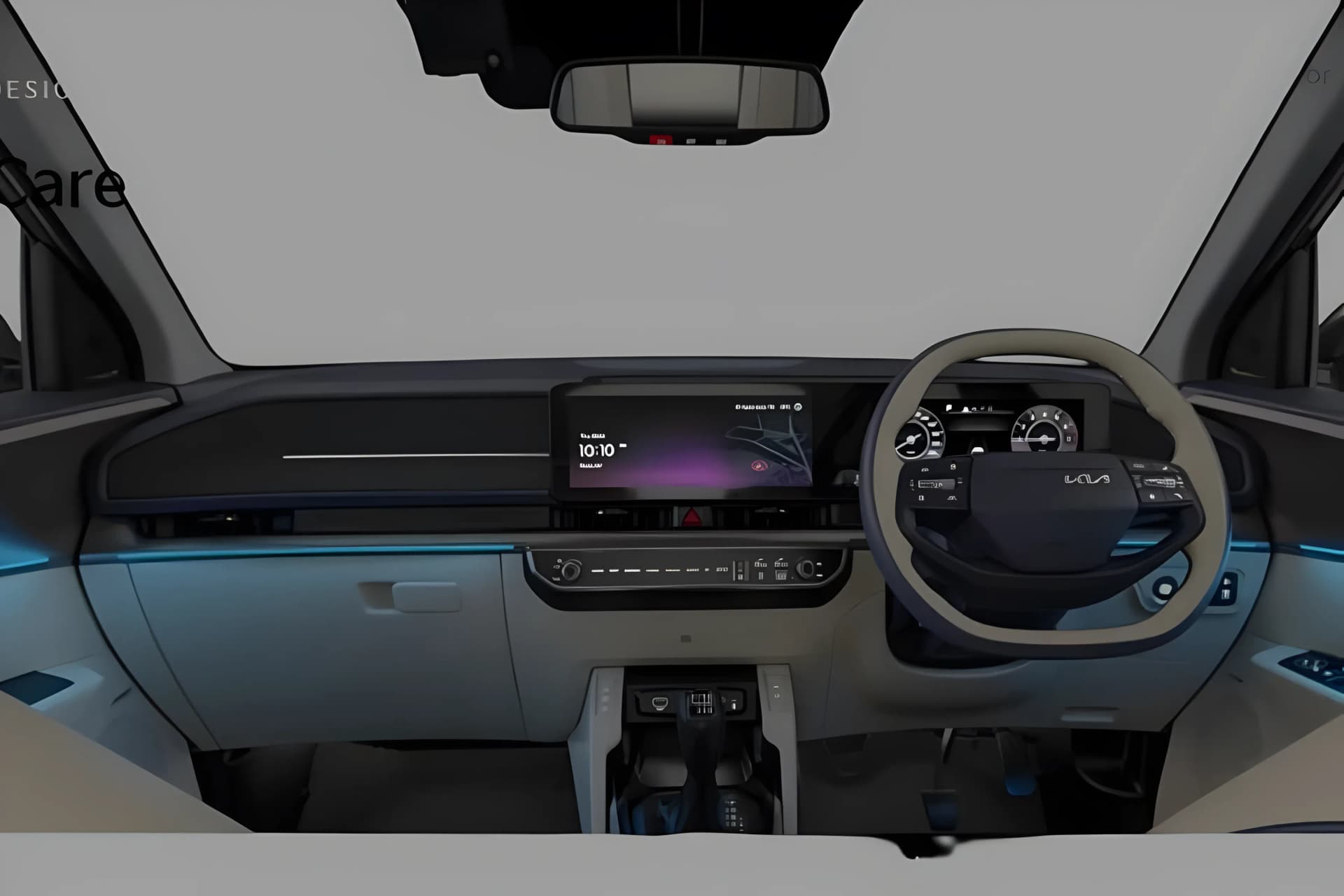 Kia Carens Clavis Interior Dashboard View