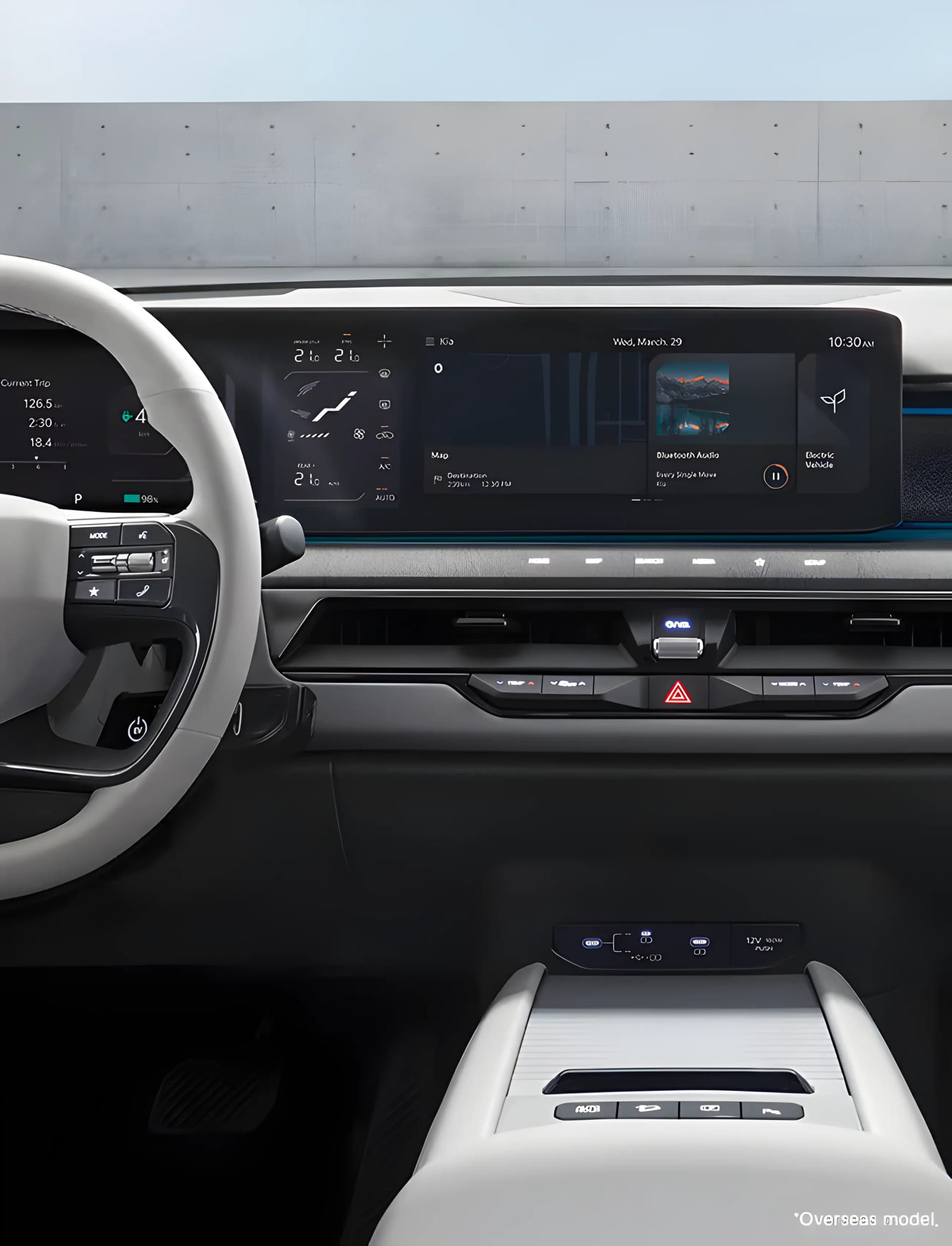 Kia EV9 EV Digital Instrument Cluster View