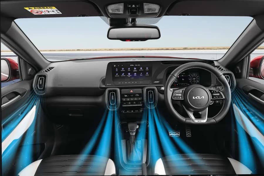 Kia Sonet Air Conditioner View