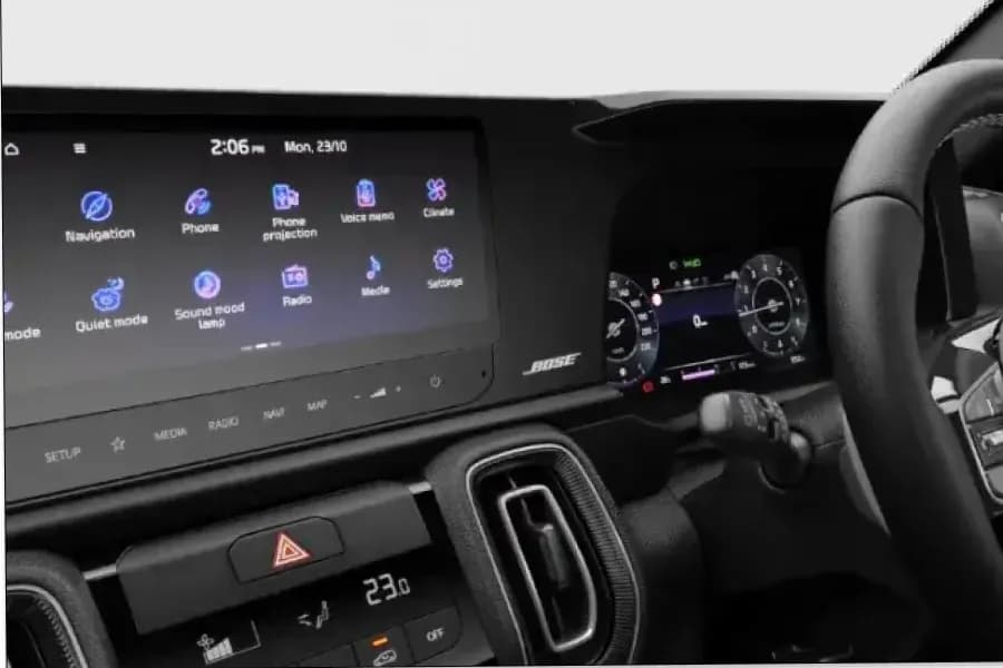 Kia Sonet Digital Cluster View