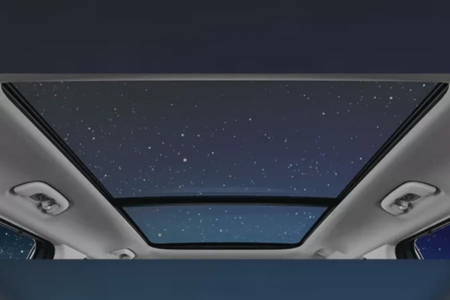 Kia Syros Inside Sunroof View