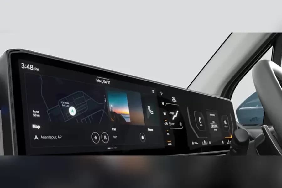 Kia Syros Infontainment System View