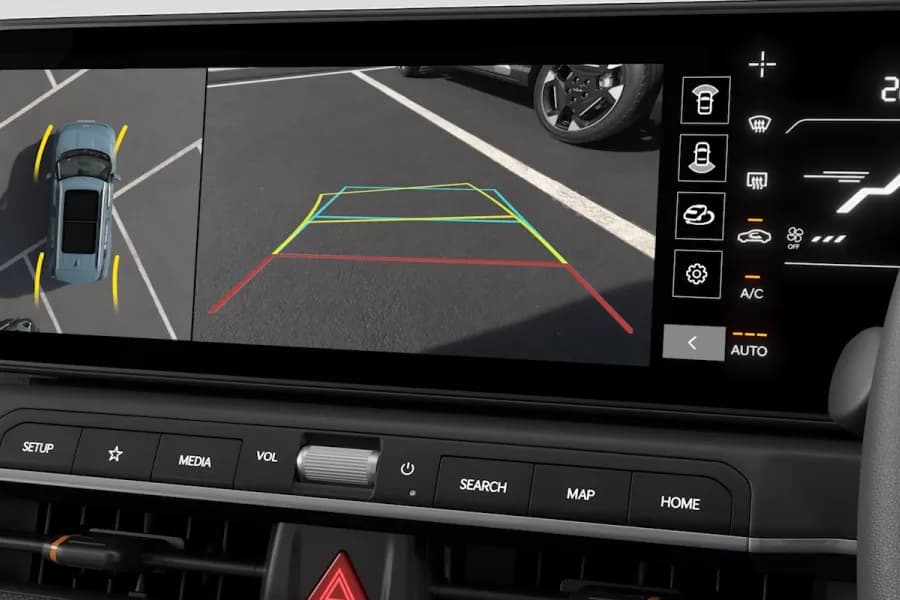 Kia Syros Rear Camera View
