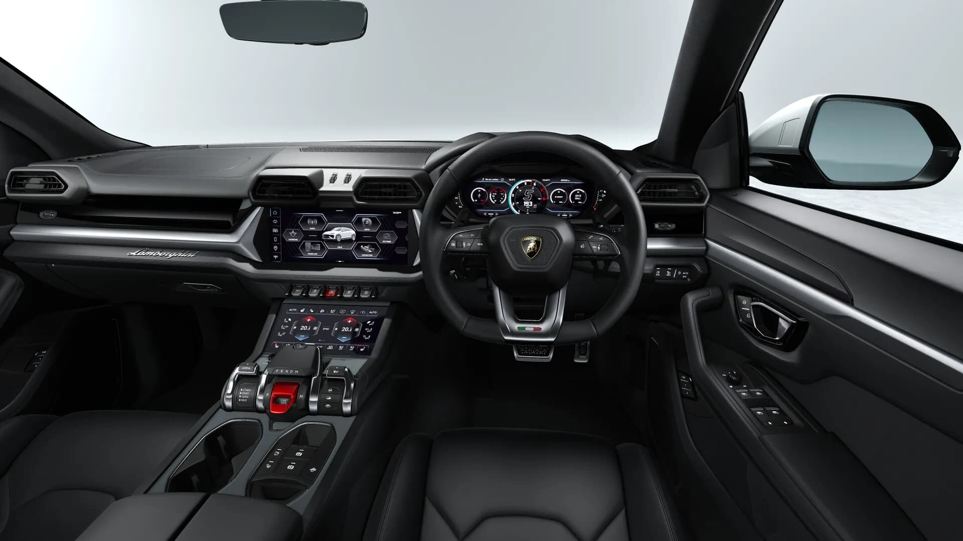 Lamborghini Urus Hybrid Dashboard View