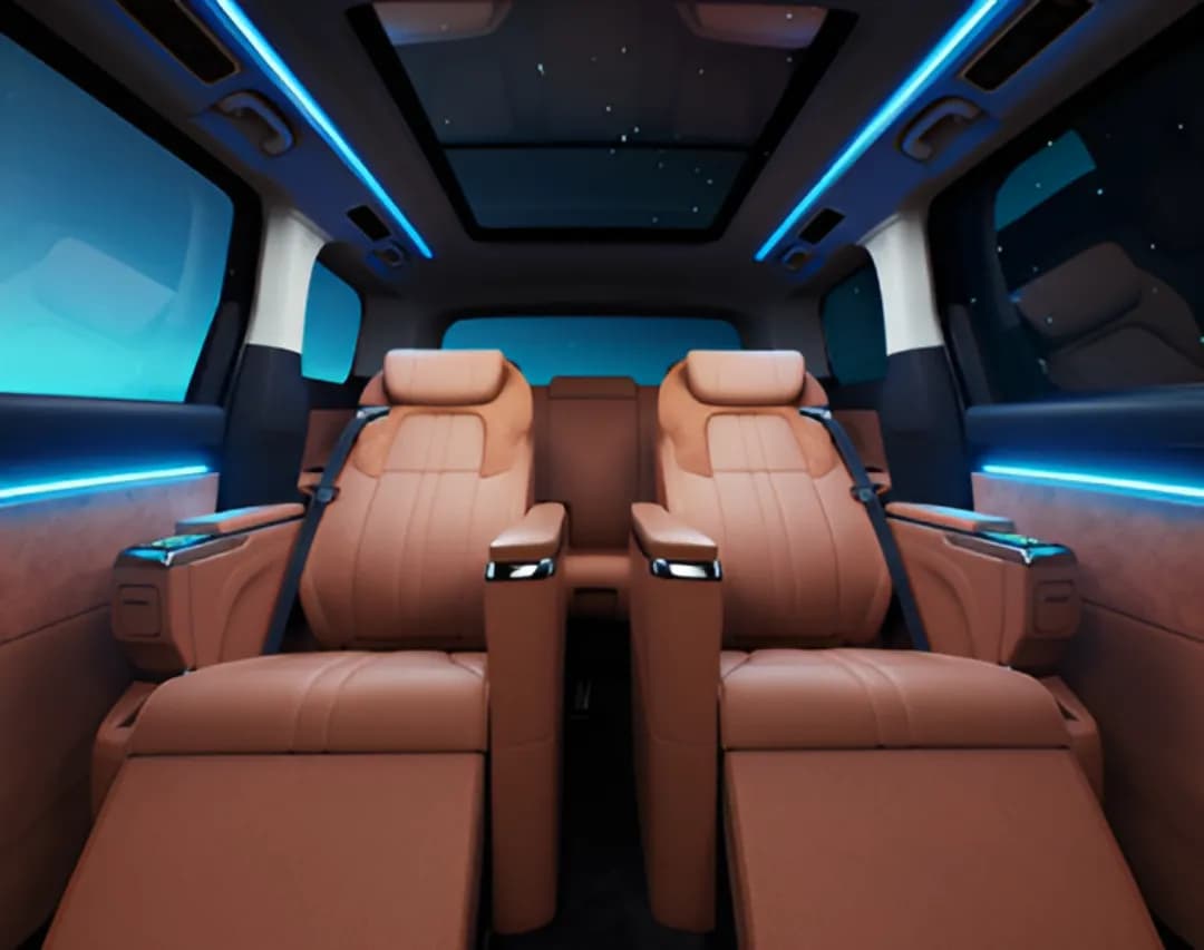 MG M9 EV Ambient Lighting View