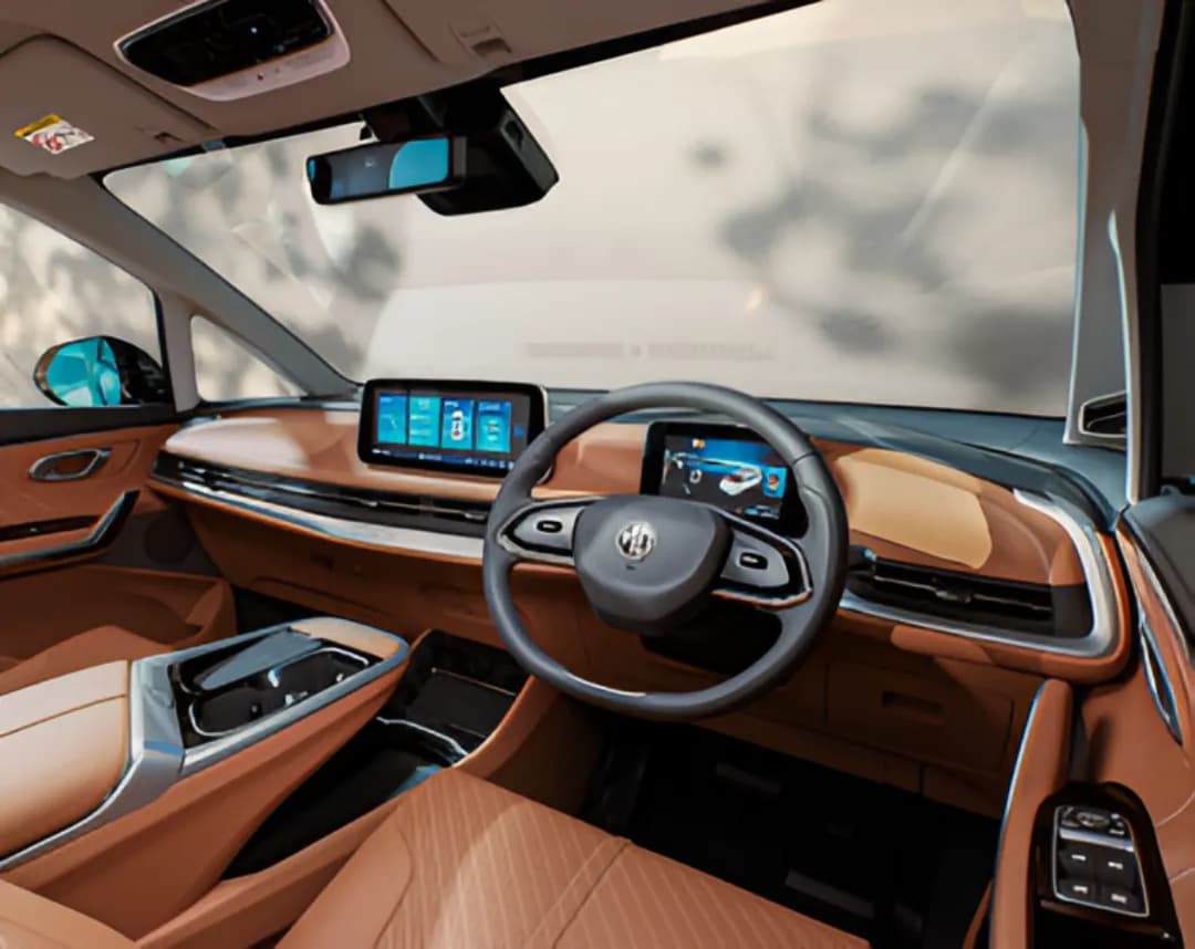 MG M9 EV Steering View