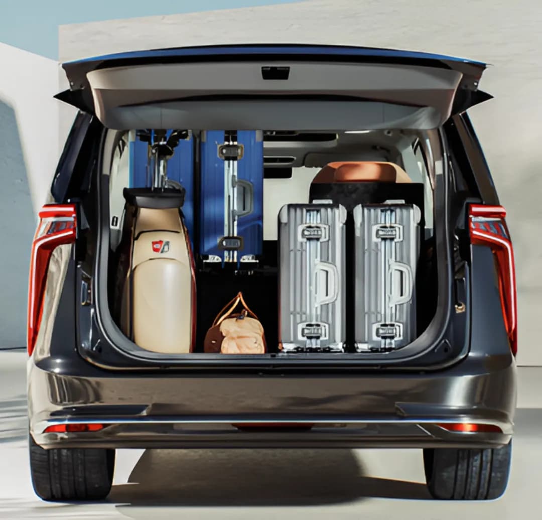 MG M9 EV Boot Storage View