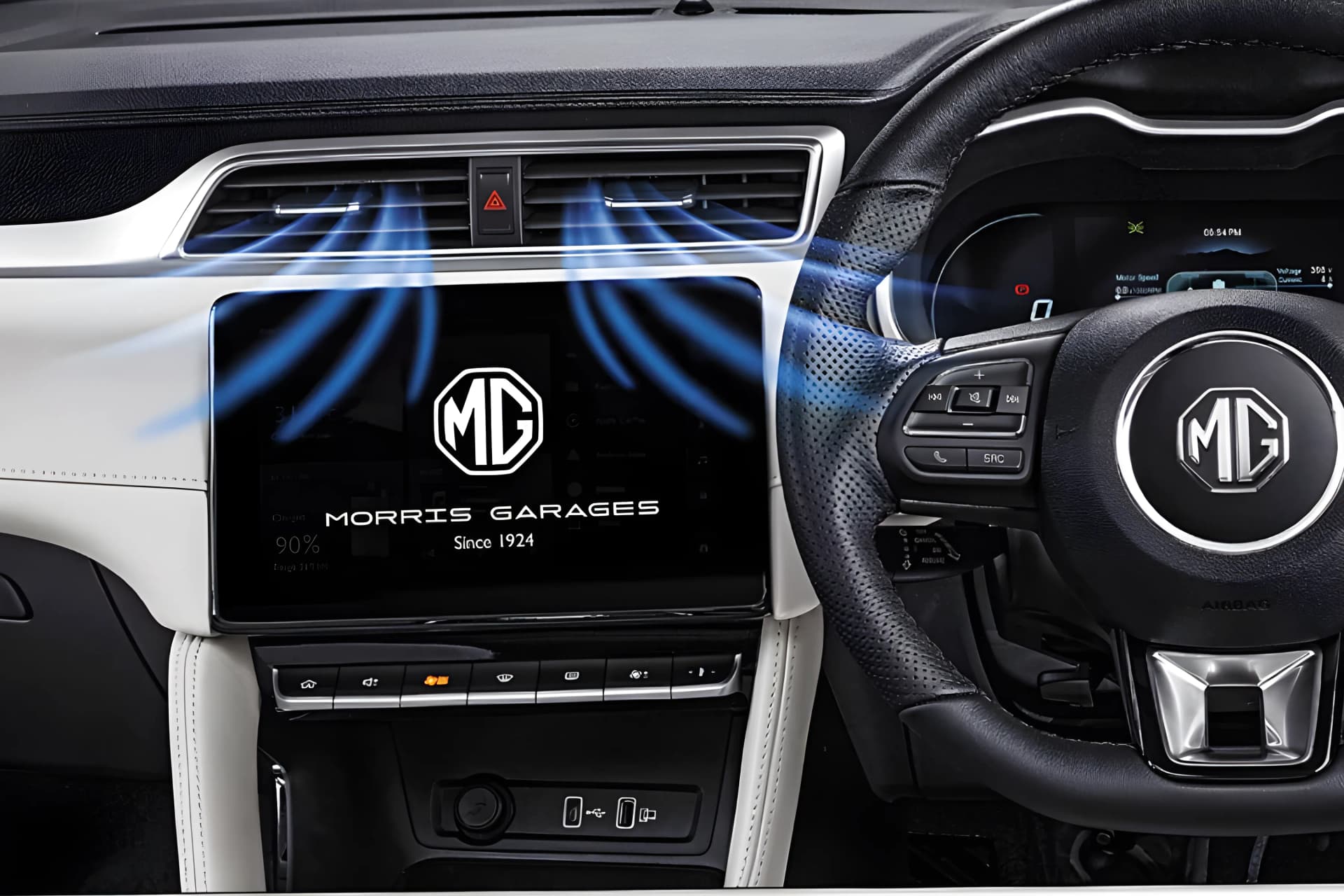 MG ZS EV Automatic Climate Control View