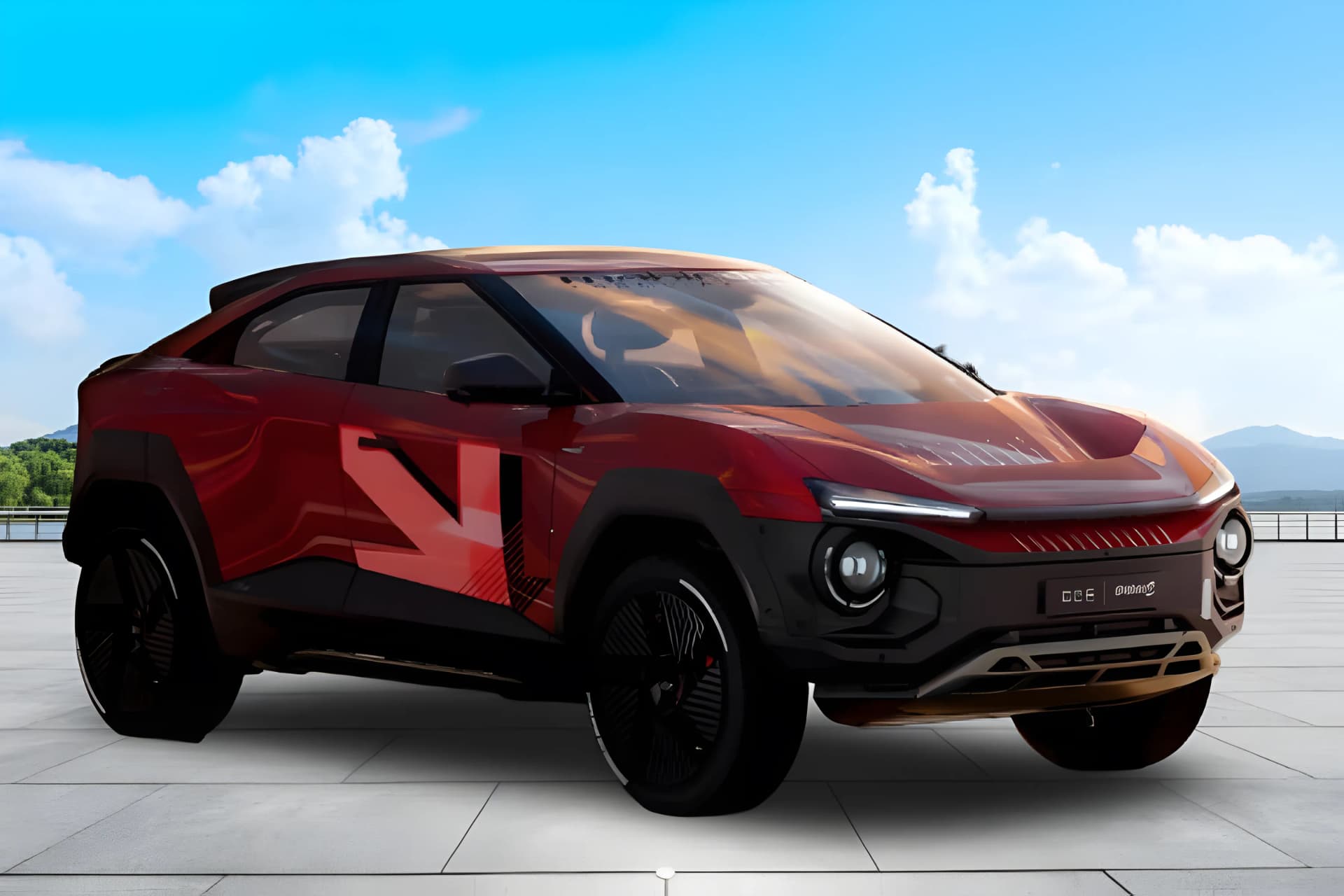 Mahindra BE6 FE EV Front Right View