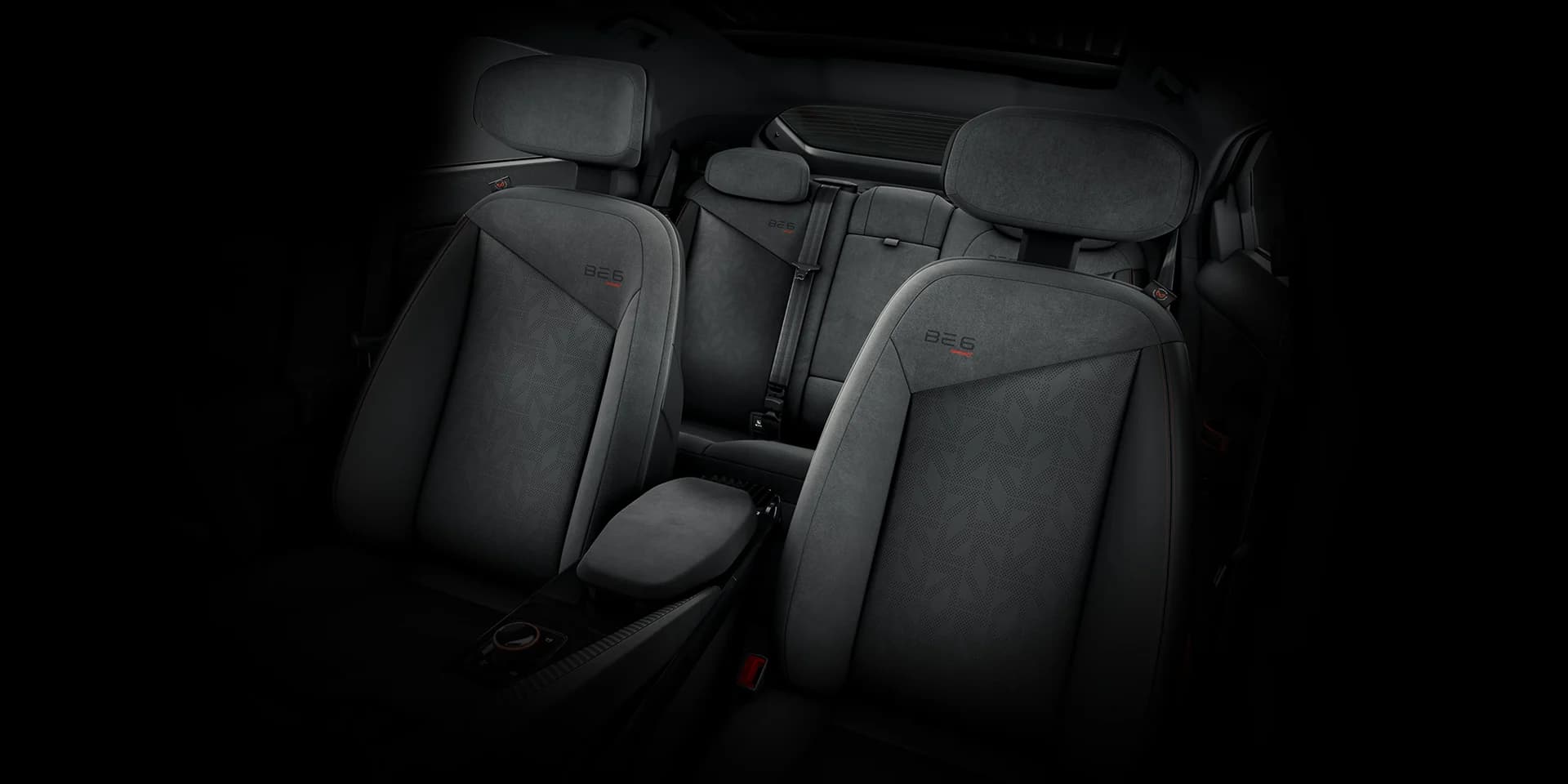 Mahindra BE6 FE EV Fabric Seats And Arm Rest View