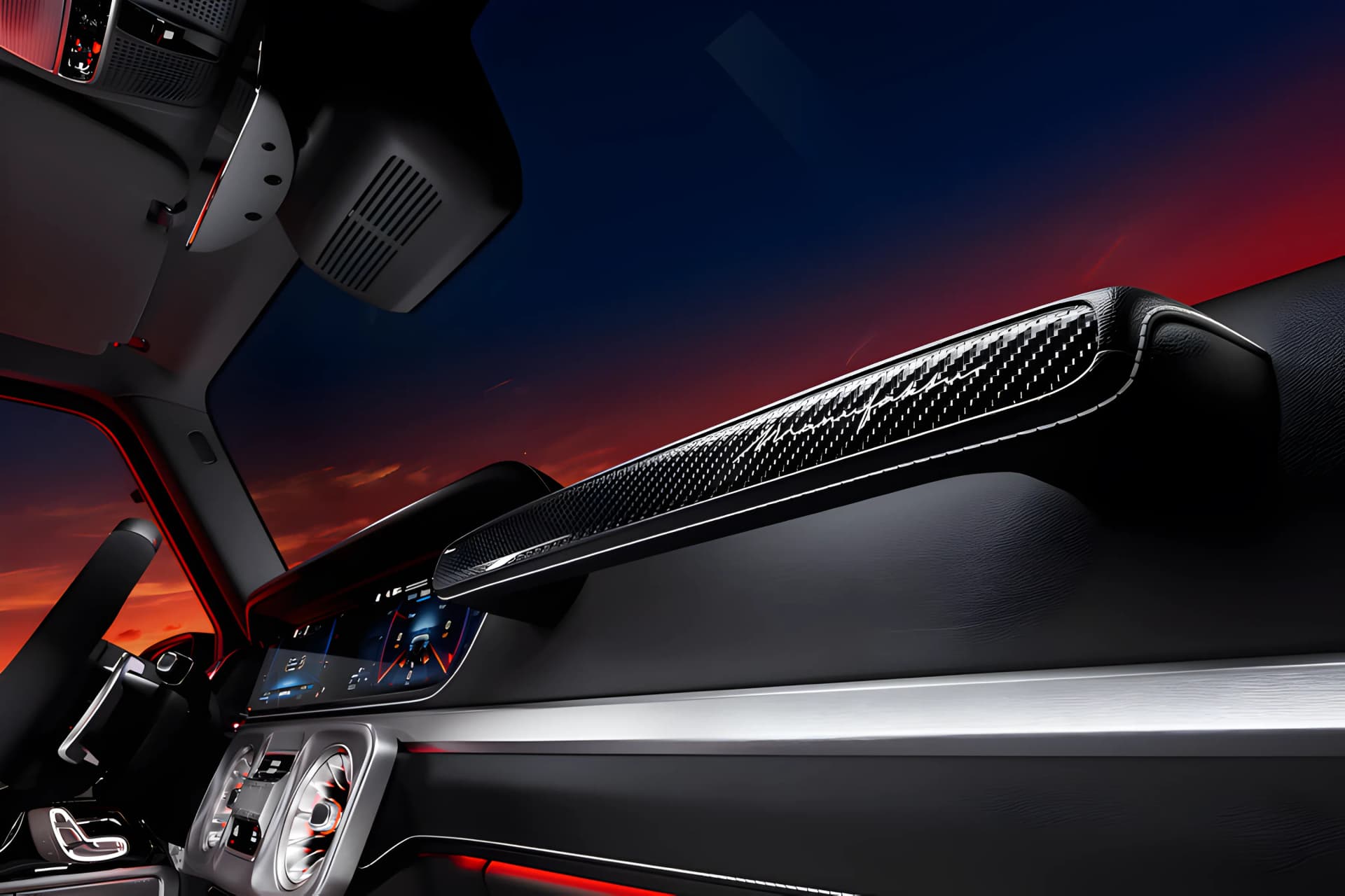 Mercedes Benz AMG G Class Dashboard View