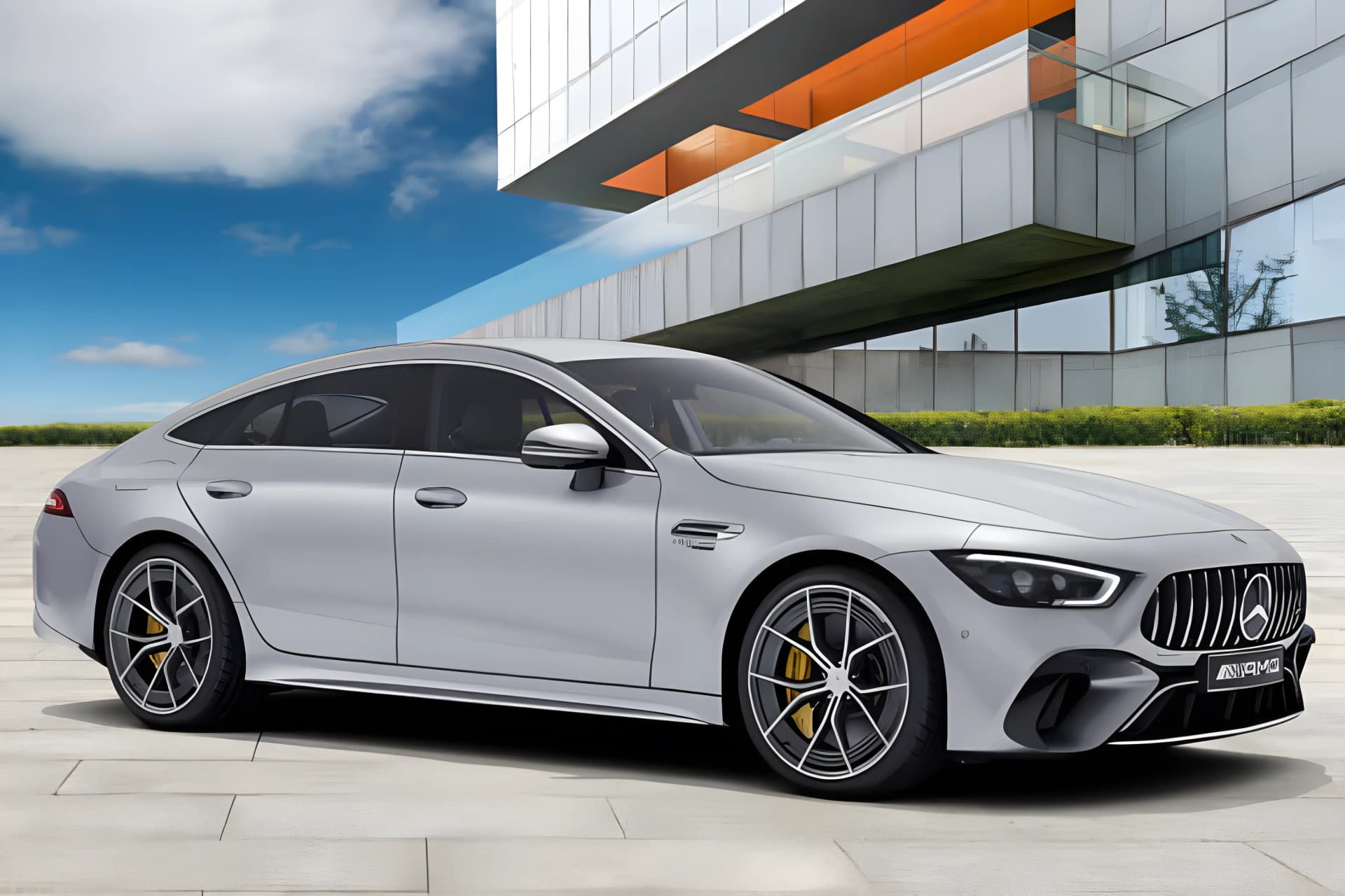 Mercedes Benz AMG GT 4-Door Hybrid Front Right View