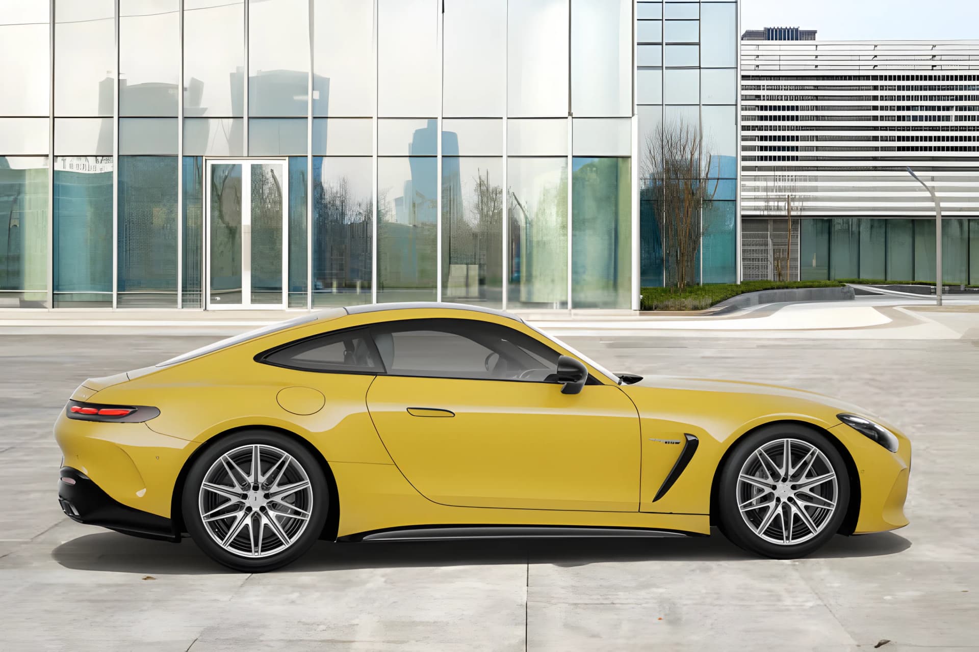 Mercedes Benz AMG GT Coupe Right Side View