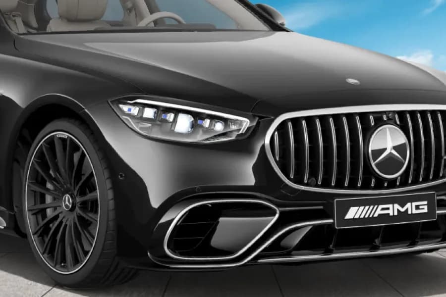 Mercedes Benz AMG S Class Hybrid Front Bumper View