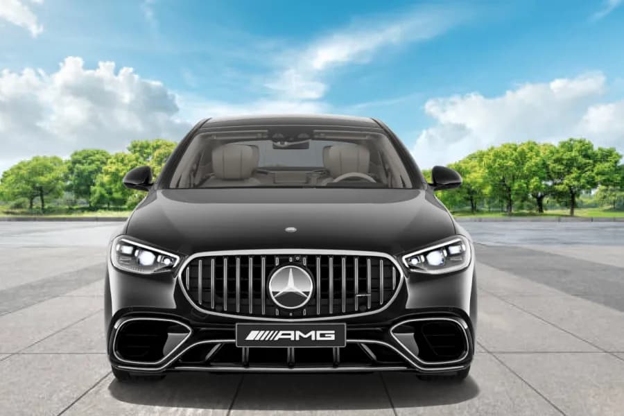 Mercedes Benz AMG S Class Hybrid Front View