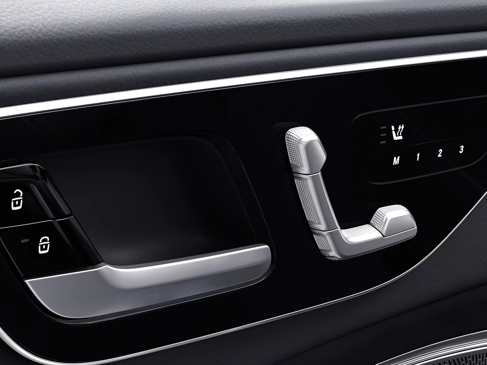 Mercedes Benz AMG S Class Hybrid Seat Adjustment Panel View