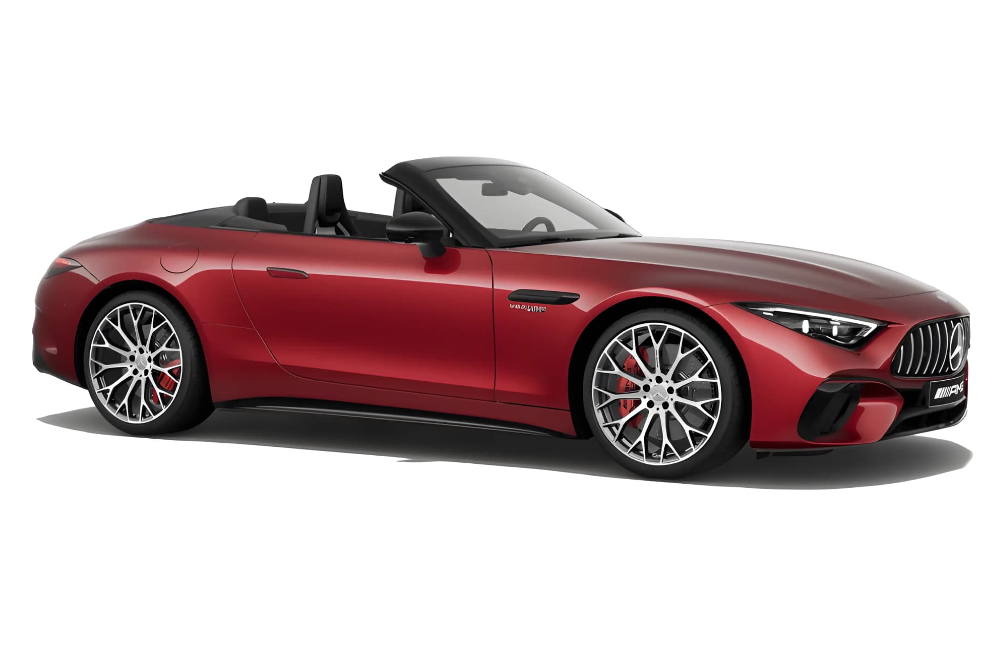 Mercedes Benz AMG SL Roadster manufaktur patagonia red bright color