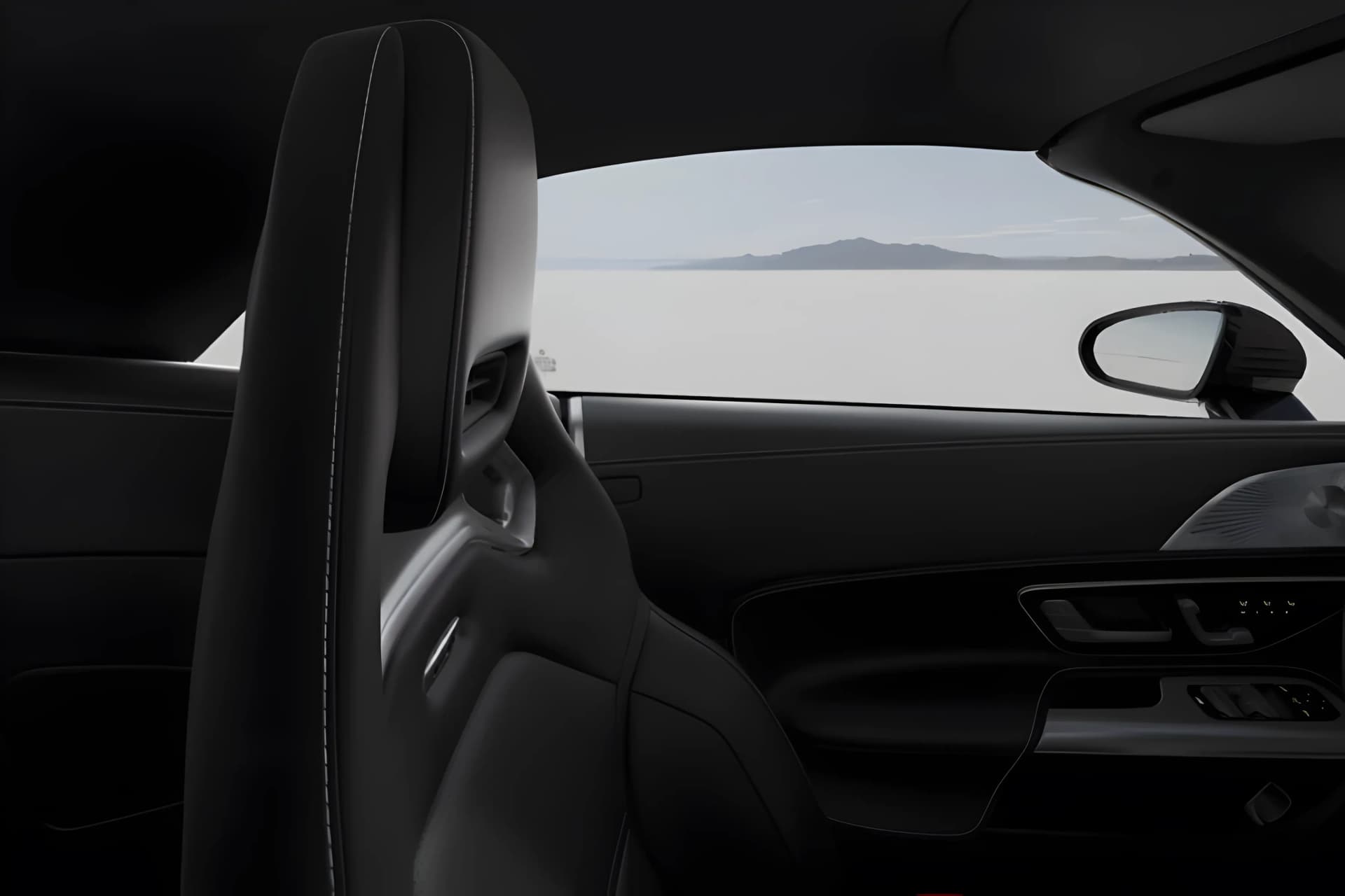 Mercedes Benz AMG SL Roadster Headrest View