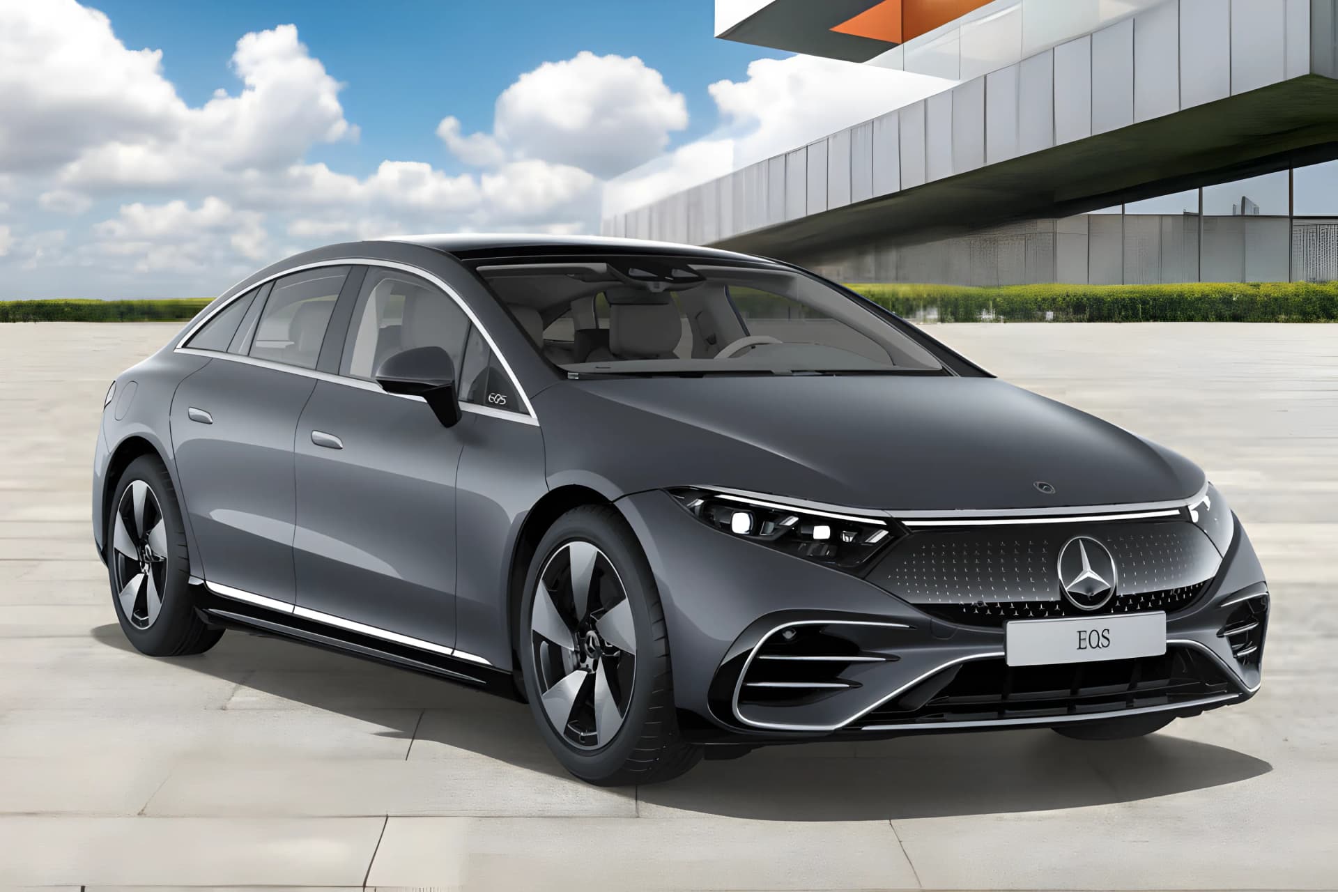 Mercedes Benz EQS EV Images