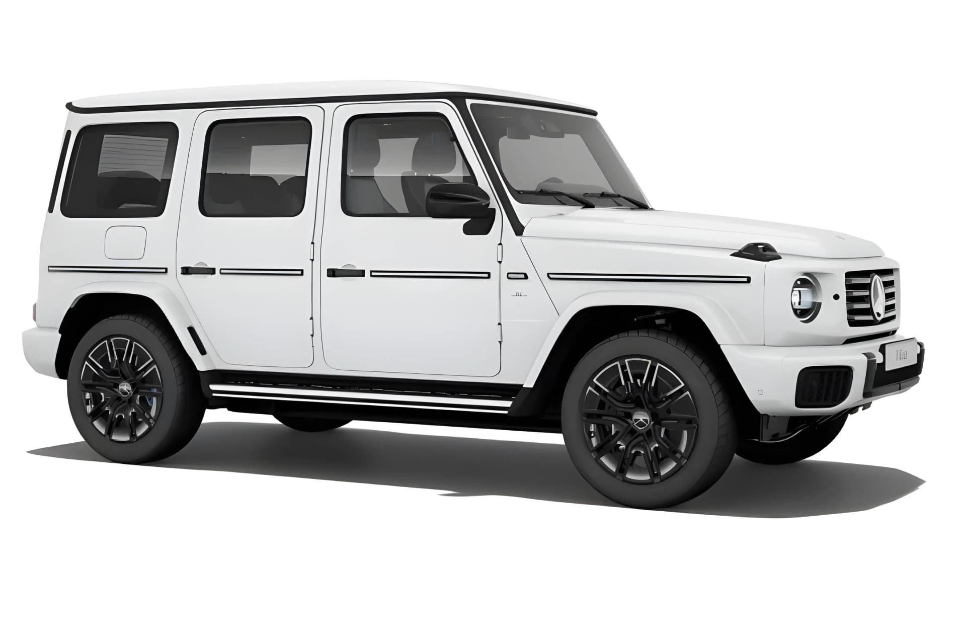 Mercedes Benz G Class manufaktur opalite white bright color