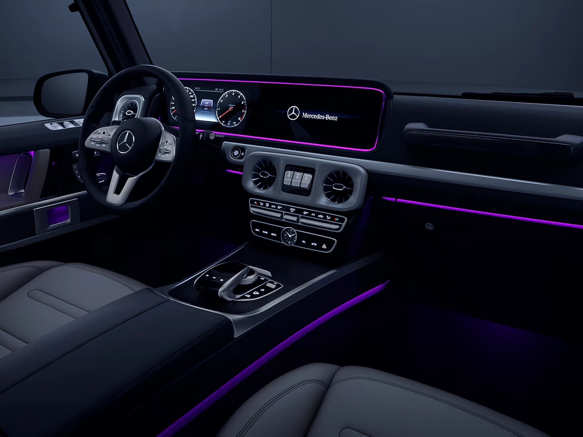 Mercedes Benz G Class Electriic Dashboard View