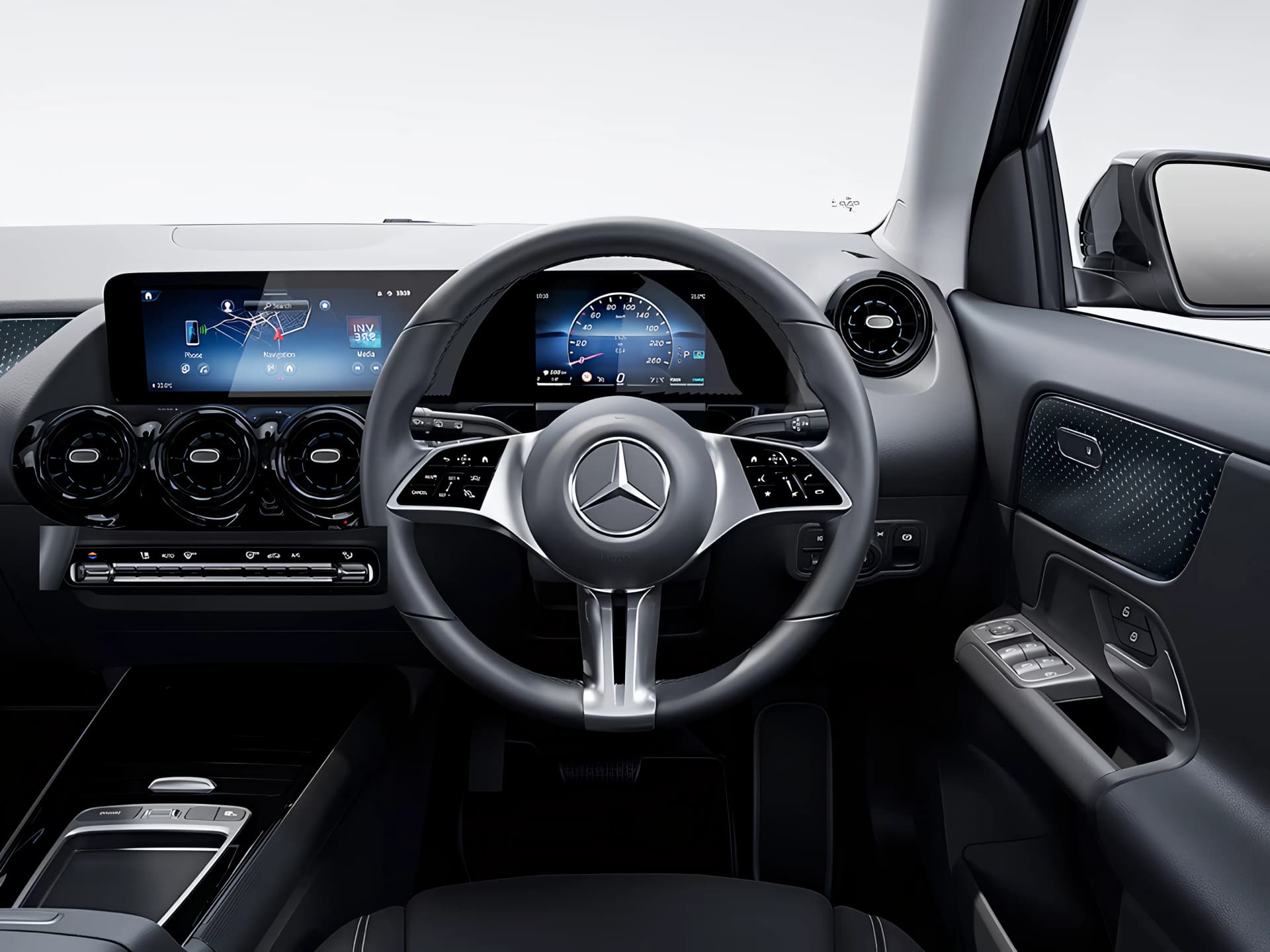 Mercedes Benz GLA Steering View