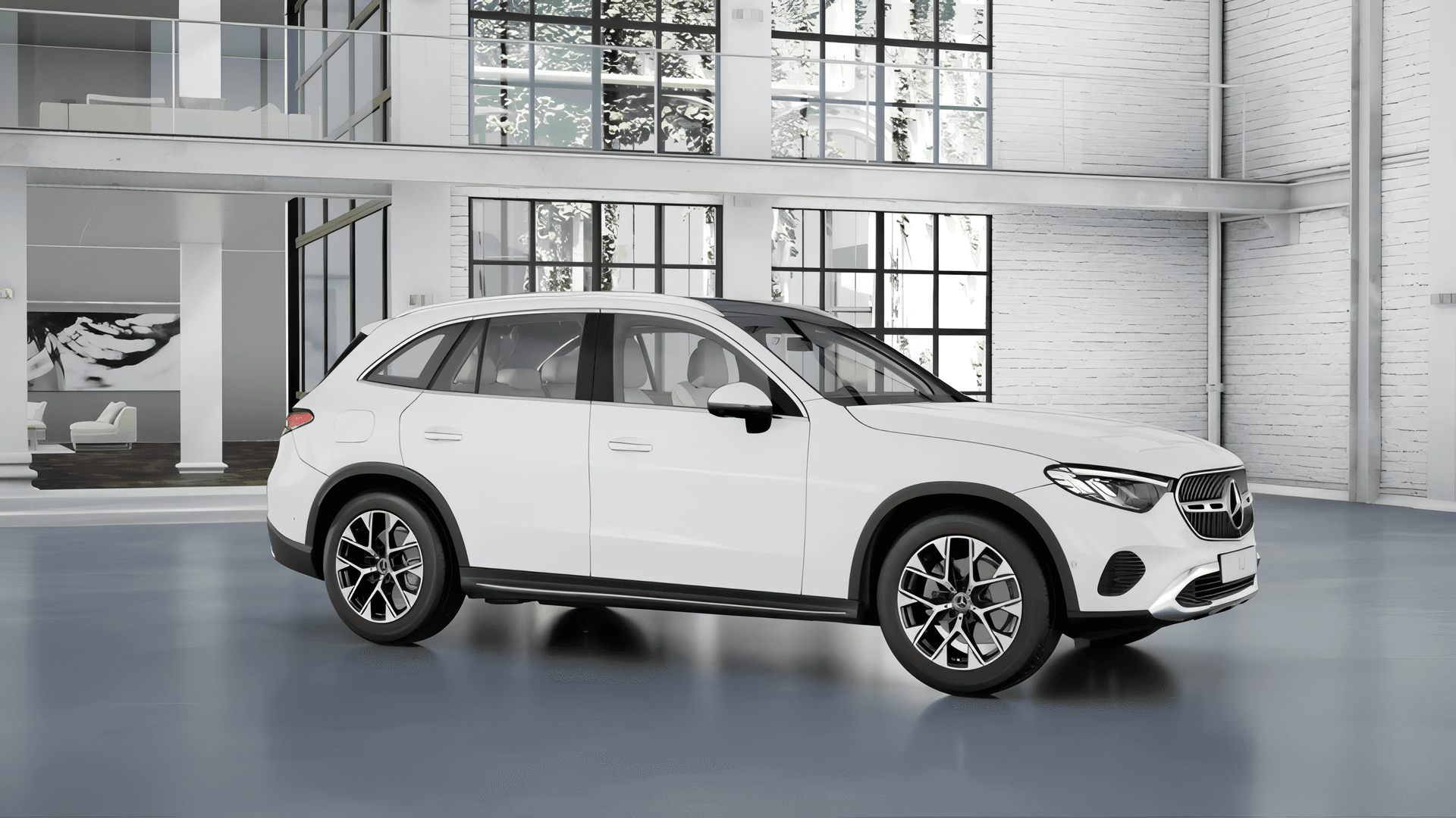 Mercedes Benz GLC Side Window View