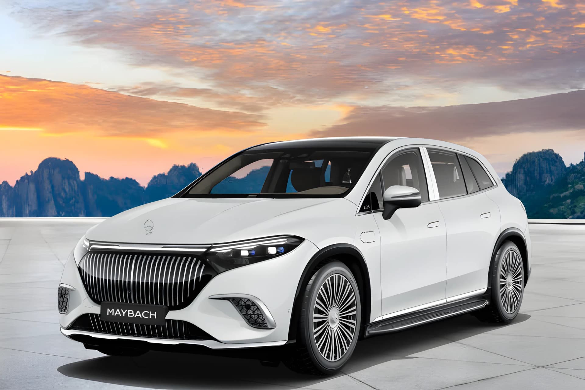 Mercedes Benz EQS EV Images