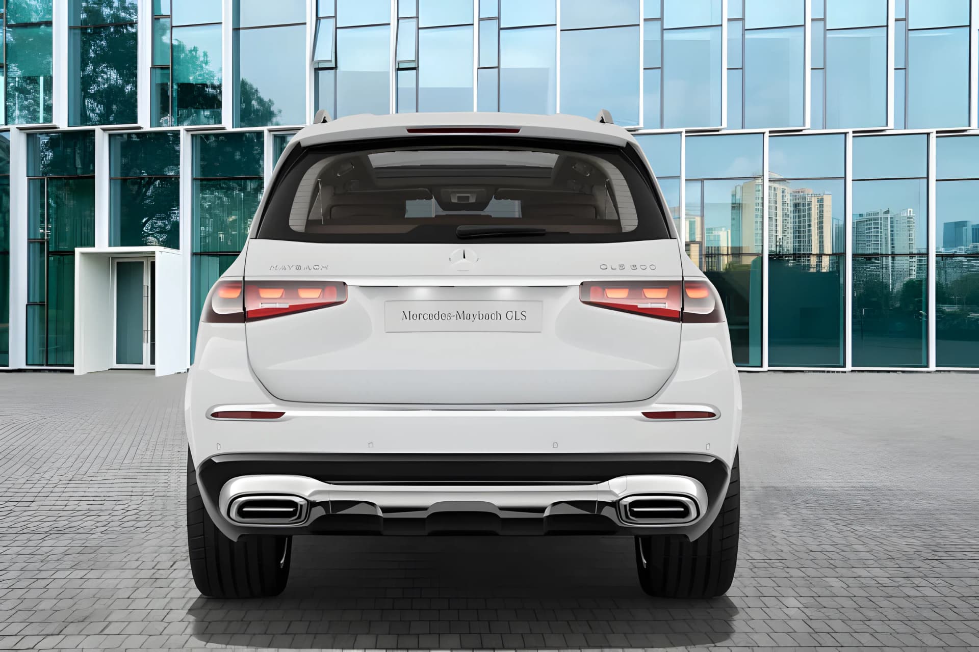 Mercedes Benz Maybach GLS Rear View