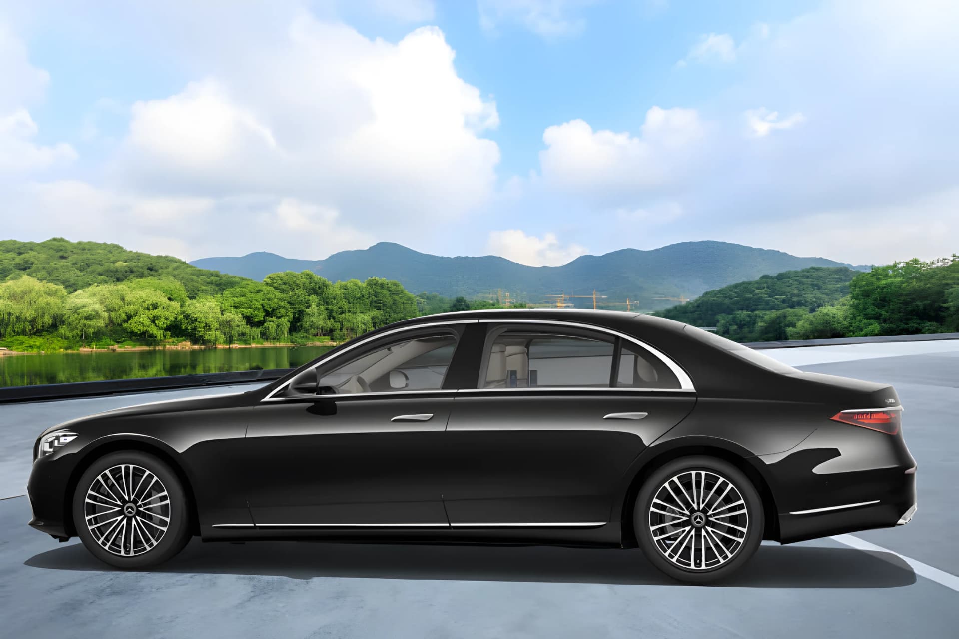 Mercedes Benz Maybach S Class Right Side View