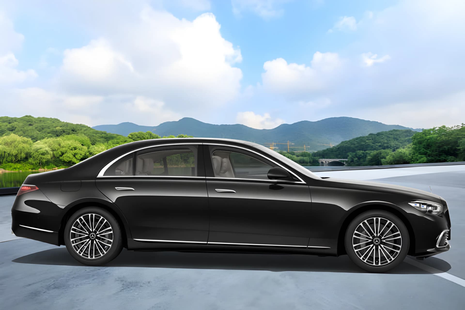 Mercedes Benz Maybach S Class Left Side View