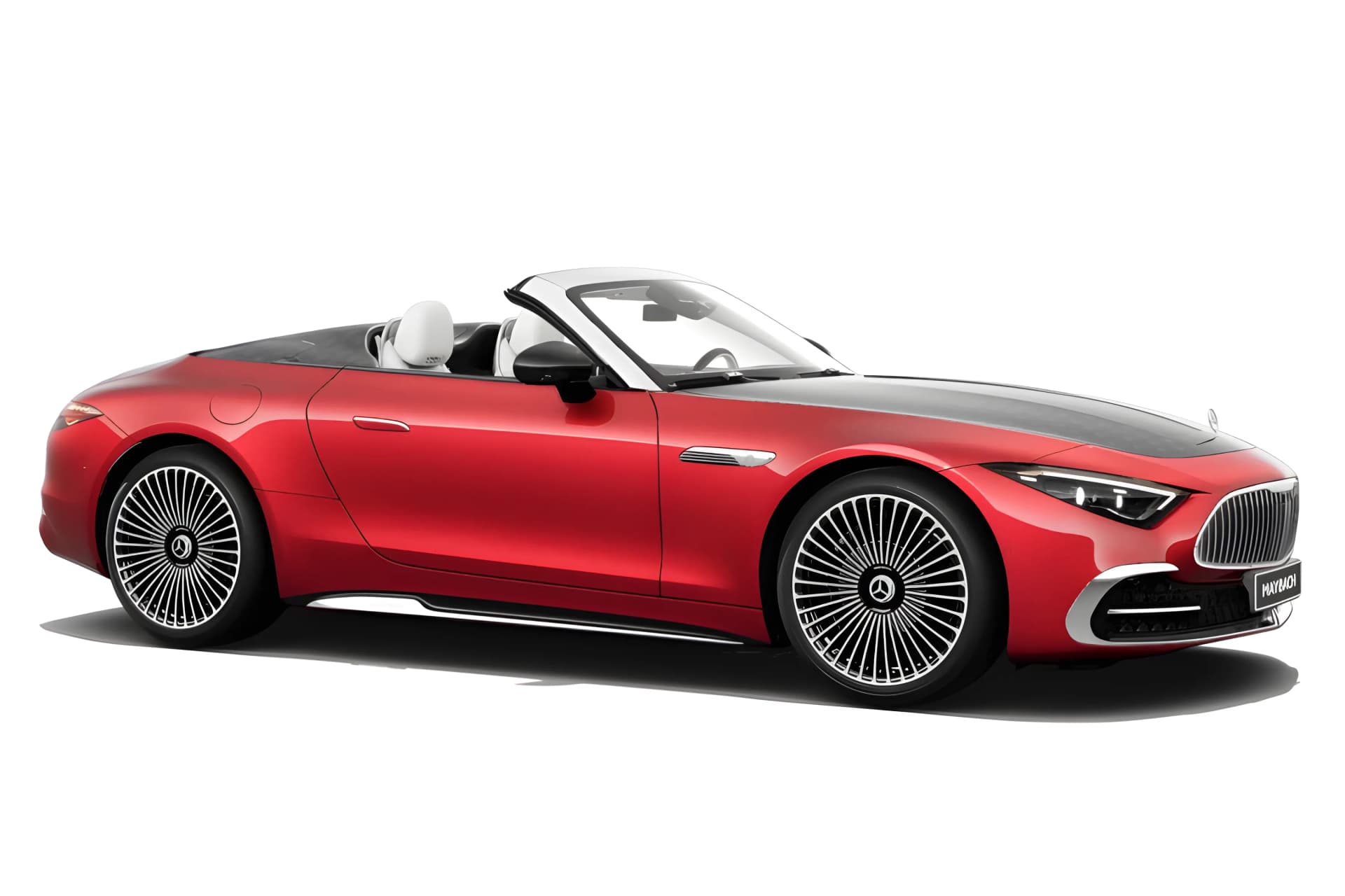 Mercedes Benz Maybach SL Monogram Series Manufaktur Garnet Red Metallic color