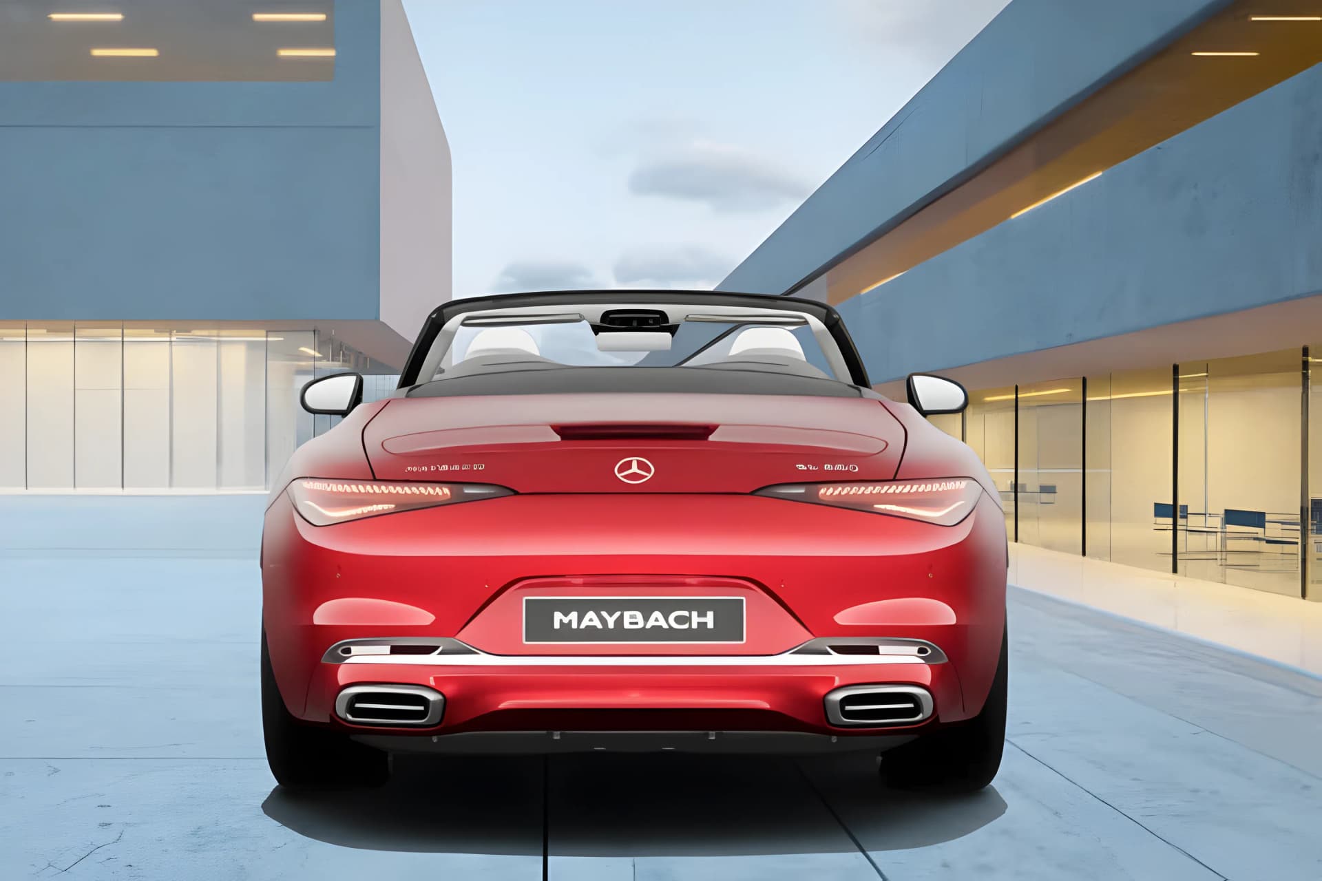 Mercedes Benz Maybach SL Monogram Rear View