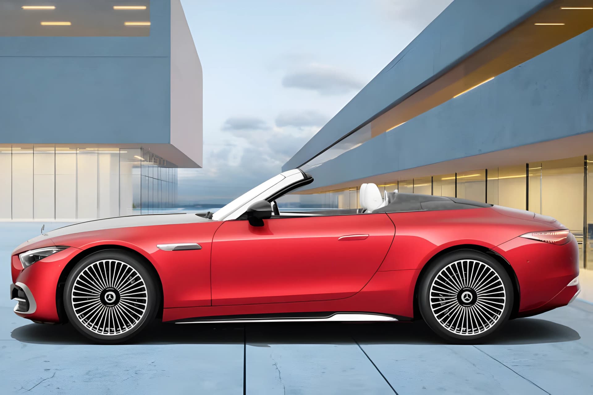 Mercedes Benz Maybach SL Monogram Right Side View