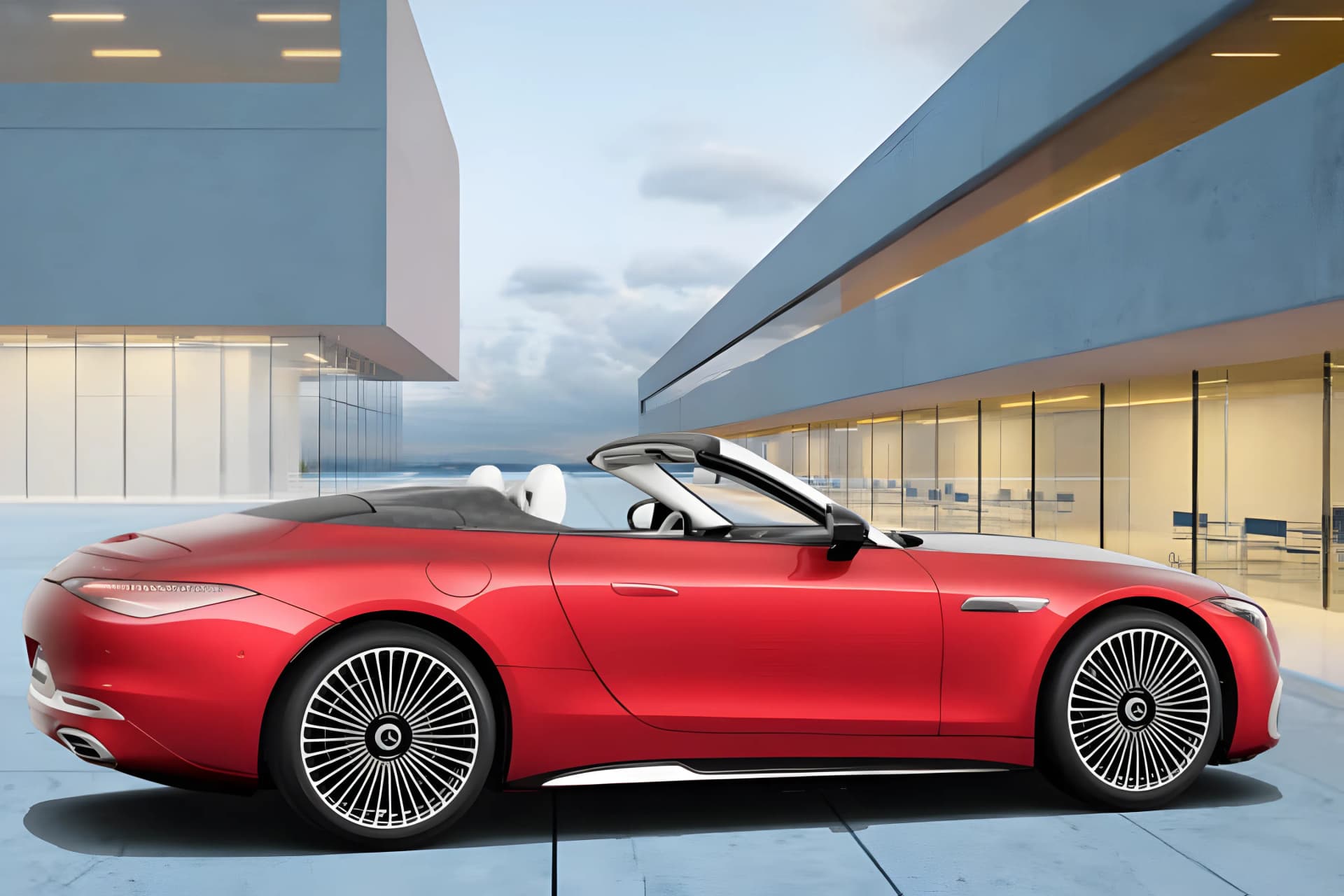 Mercedes Benz Maybach SL Monogram Left Side View