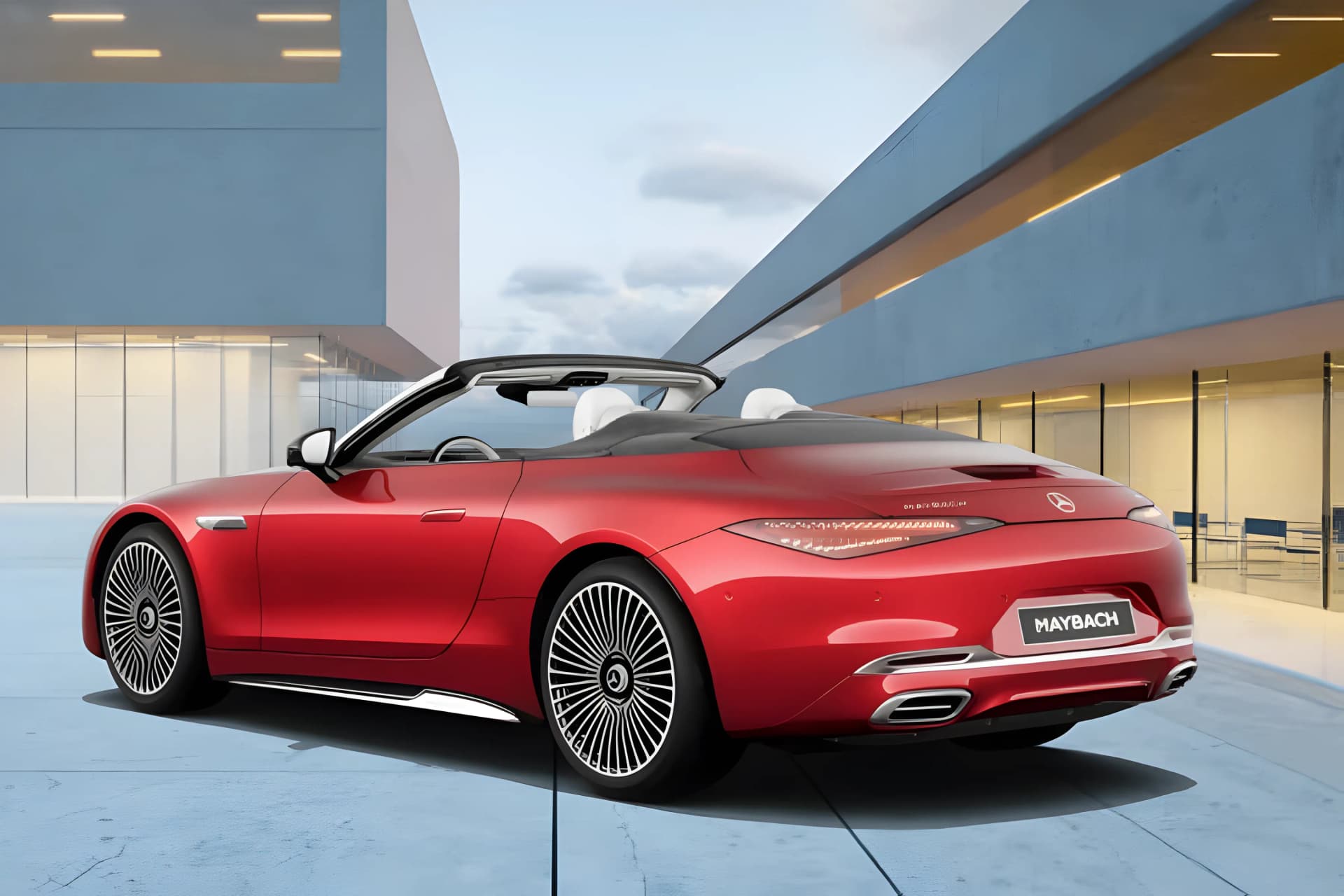 Mercedes Benz Maybach SL Monogram Rear Left View