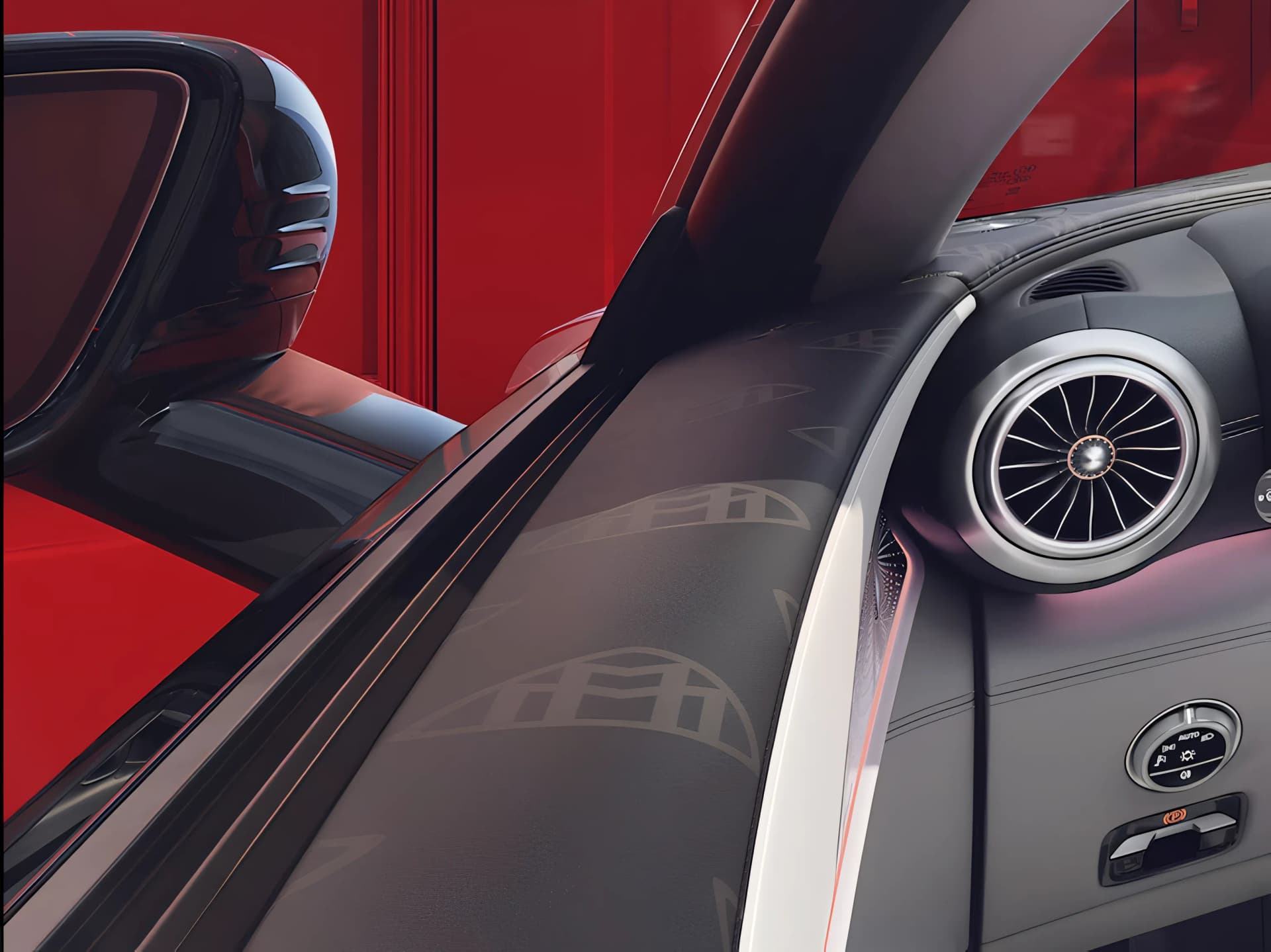 Mercedes Benz Maybach SL Monogram Series Front AC Vent View